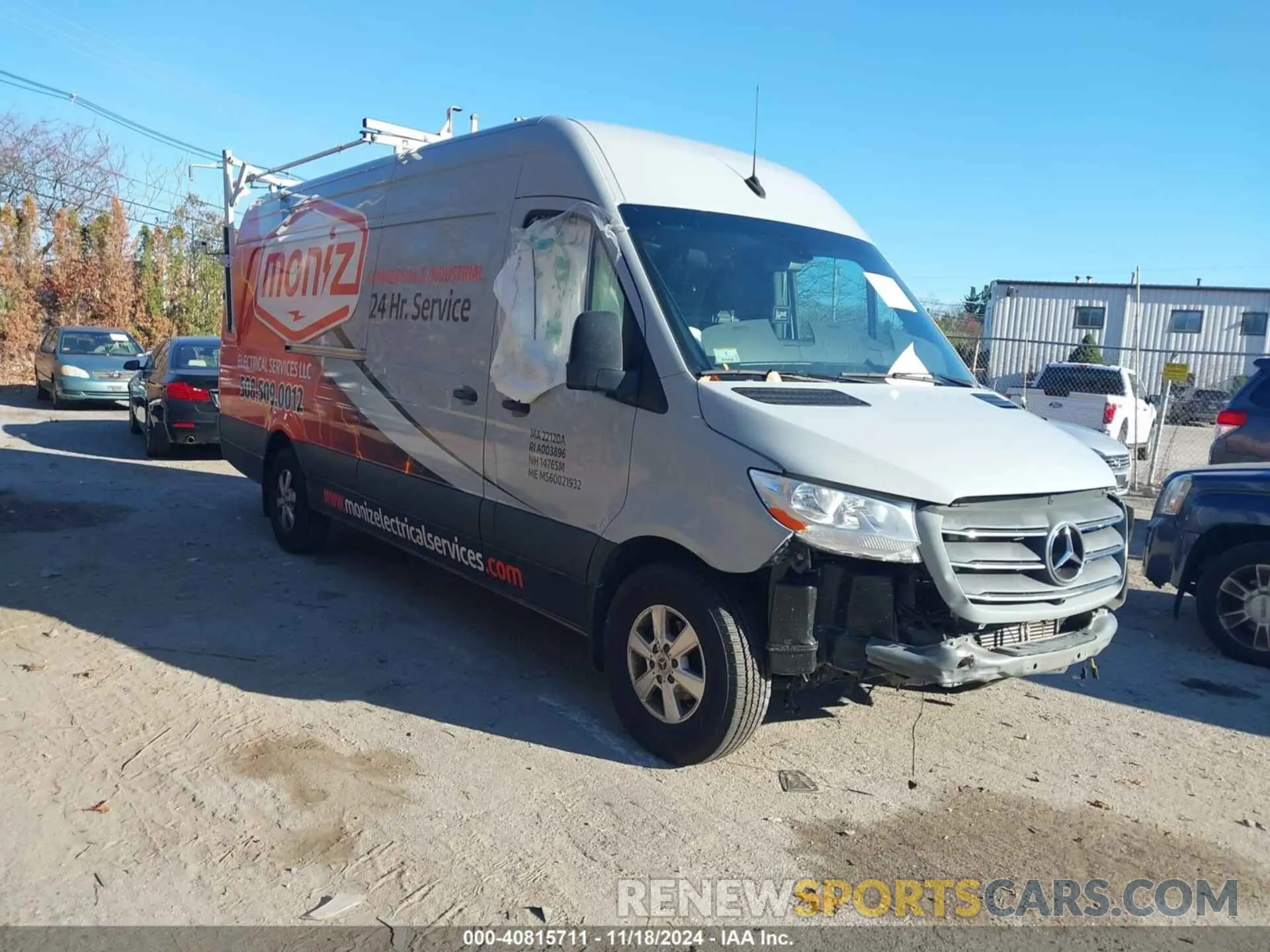 1 Photograph of a damaged car W1Y4EDHY3MT074873 MERCEDES-BENZ SPRINTER 2500 2021