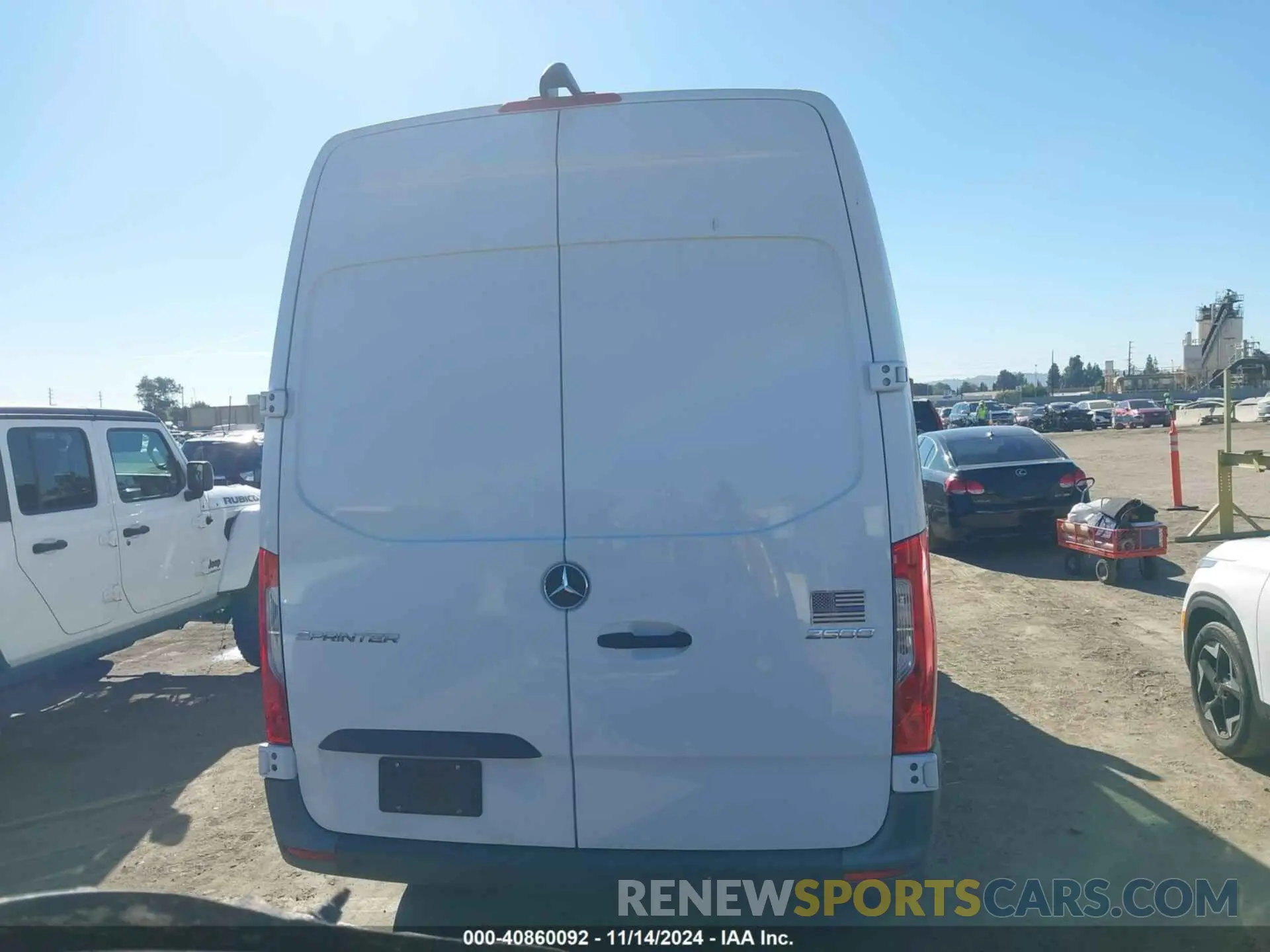 17 Photograph of a damaged car W1Y4DBHY4NT098690 MERCEDES-BENZ SPRINTER 2500 2022