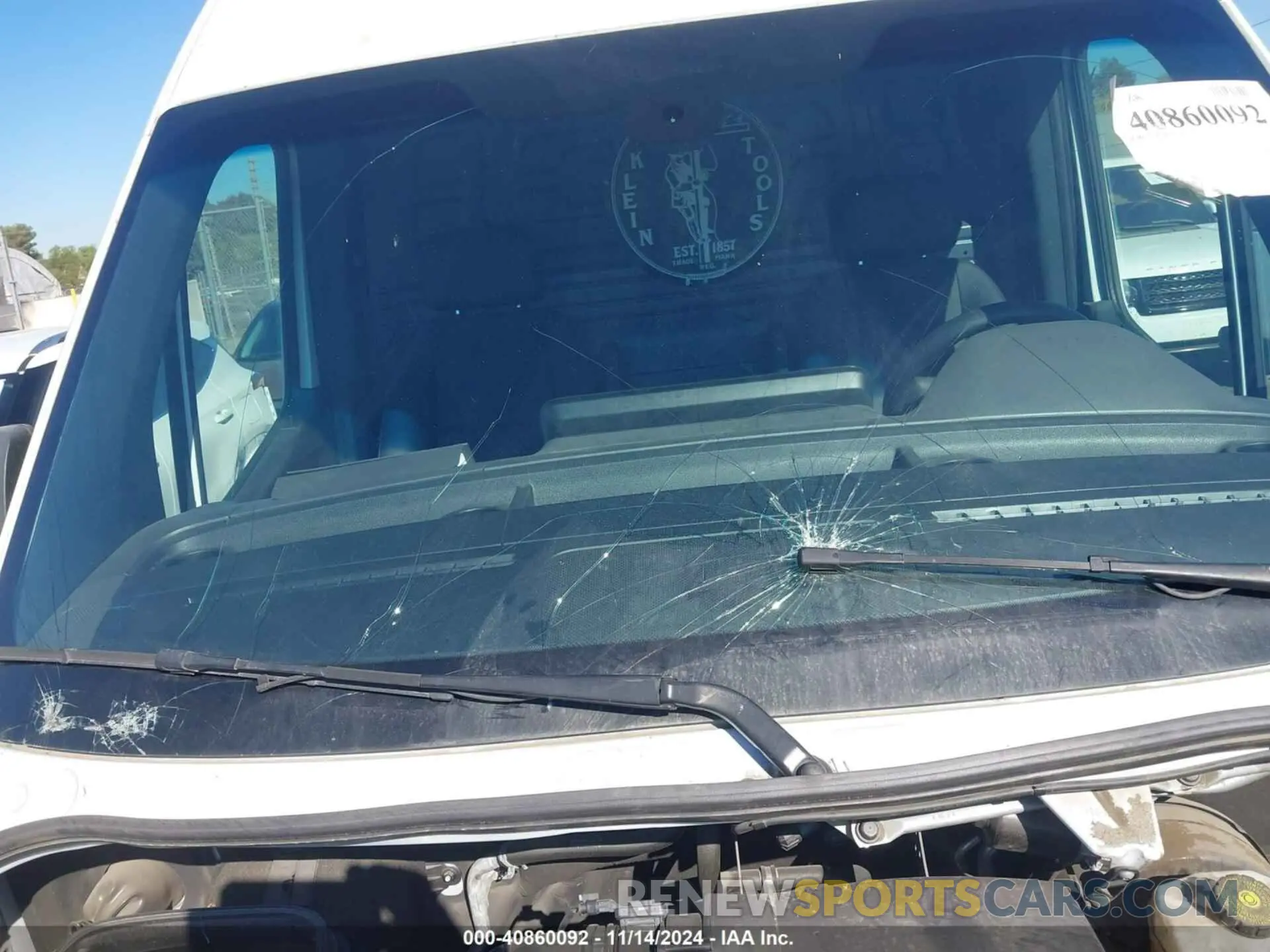 20 Photograph of a damaged car W1Y4DBHY4NT098690 MERCEDES-BENZ SPRINTER 2500 2022