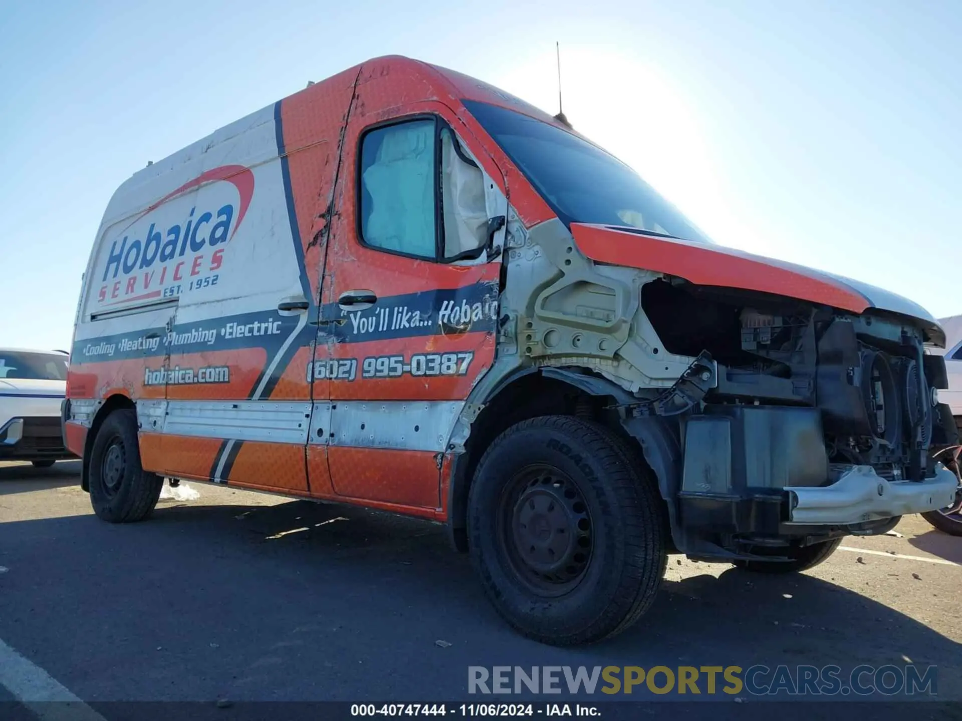 1 Photograph of a damaged car W1Y4DBHY8NT090947 MERCEDES-BENZ SPRINTER 2500 2022