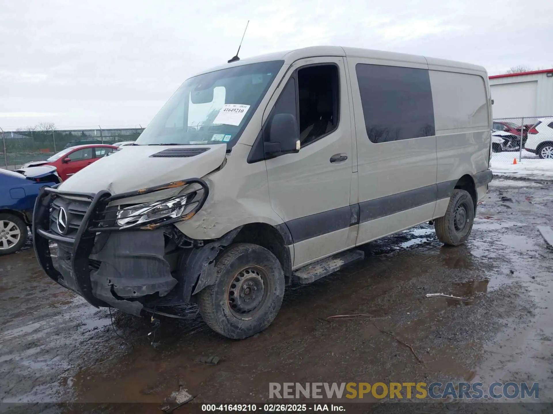 2 Photograph of a damaged car W1Y4EBVY0NT112828 MERCEDES-BENZ SPRINTER 2500 2022