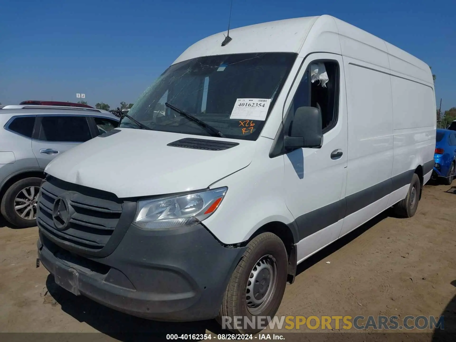 2 Photograph of a damaged car W1Y4ECHY1NT082840 MERCEDES-BENZ SPRINTER 2500 2022