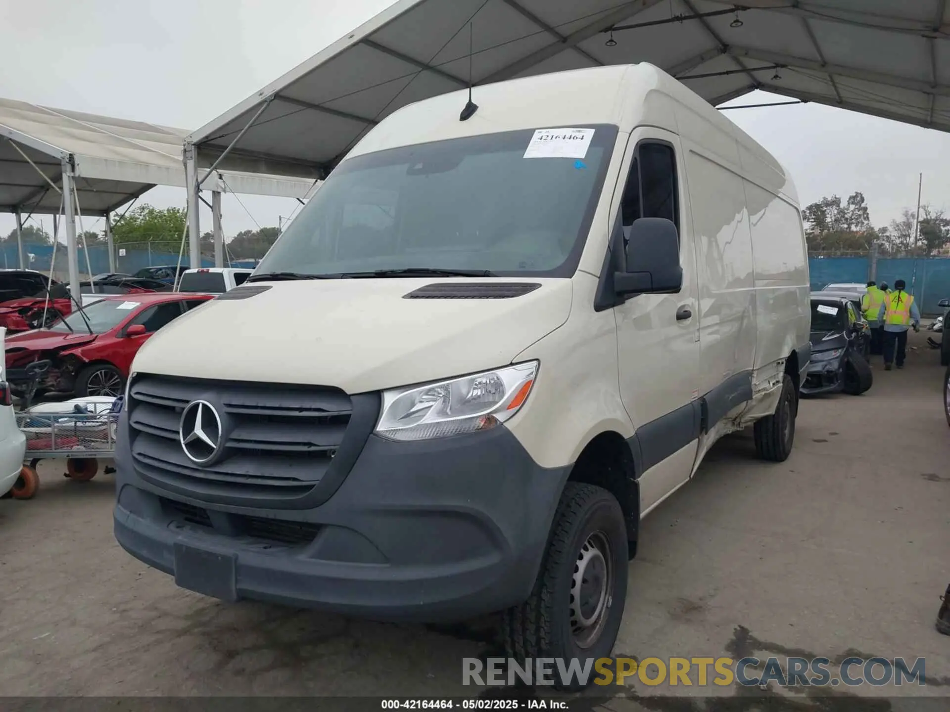 2 Photograph of a damaged car W1Y4ECVY5NT091433 MERCEDES-BENZ SPRINTER 2500 2022