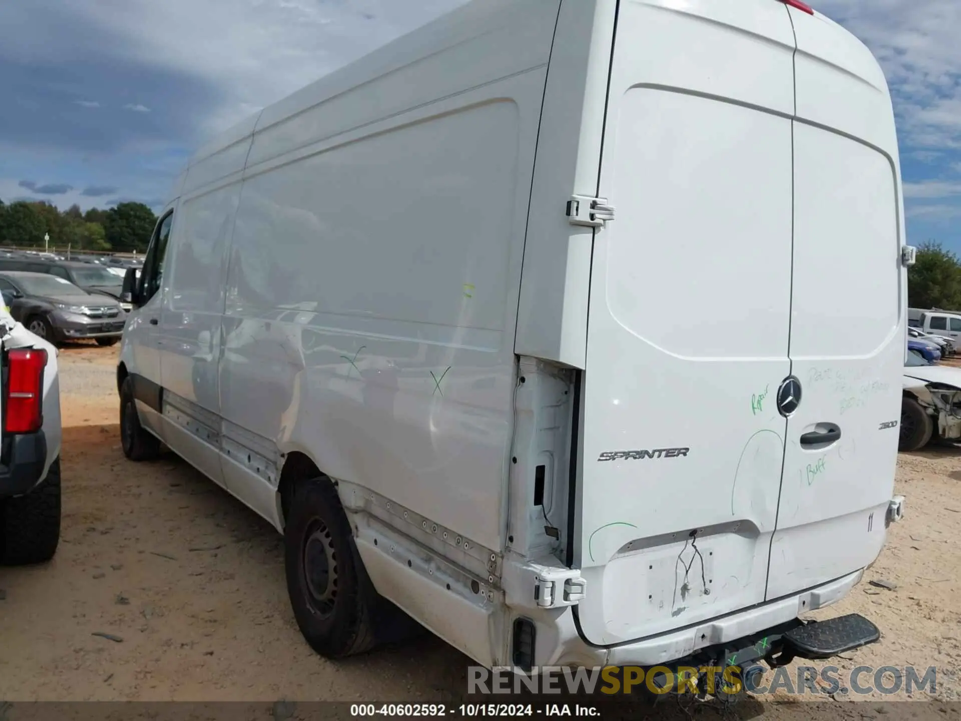 3 Photograph of a damaged car W1Y40CHY2PT128757 MERCEDES-BENZ SPRINTER 2500 2023