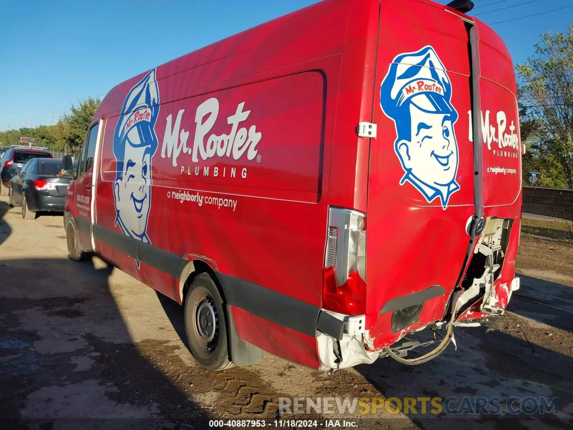 3 Photograph of a damaged car W1Y40CHY6PT124422 MERCEDES-BENZ SPRINTER 2500 2023