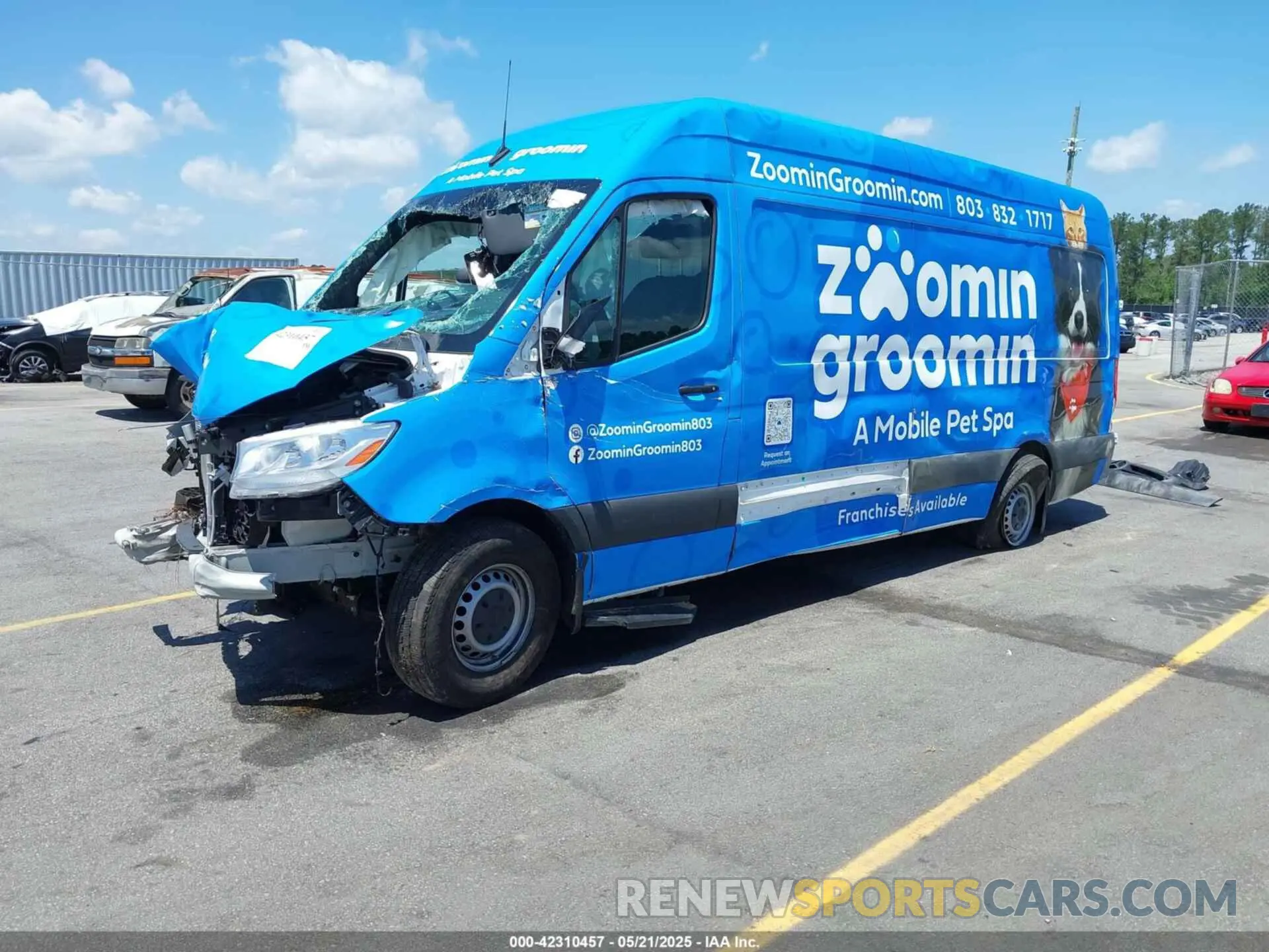 2 Photograph of a damaged car W1Y40CHY6PT148171 MERCEDES-BENZ SPRINTER 2500 2023