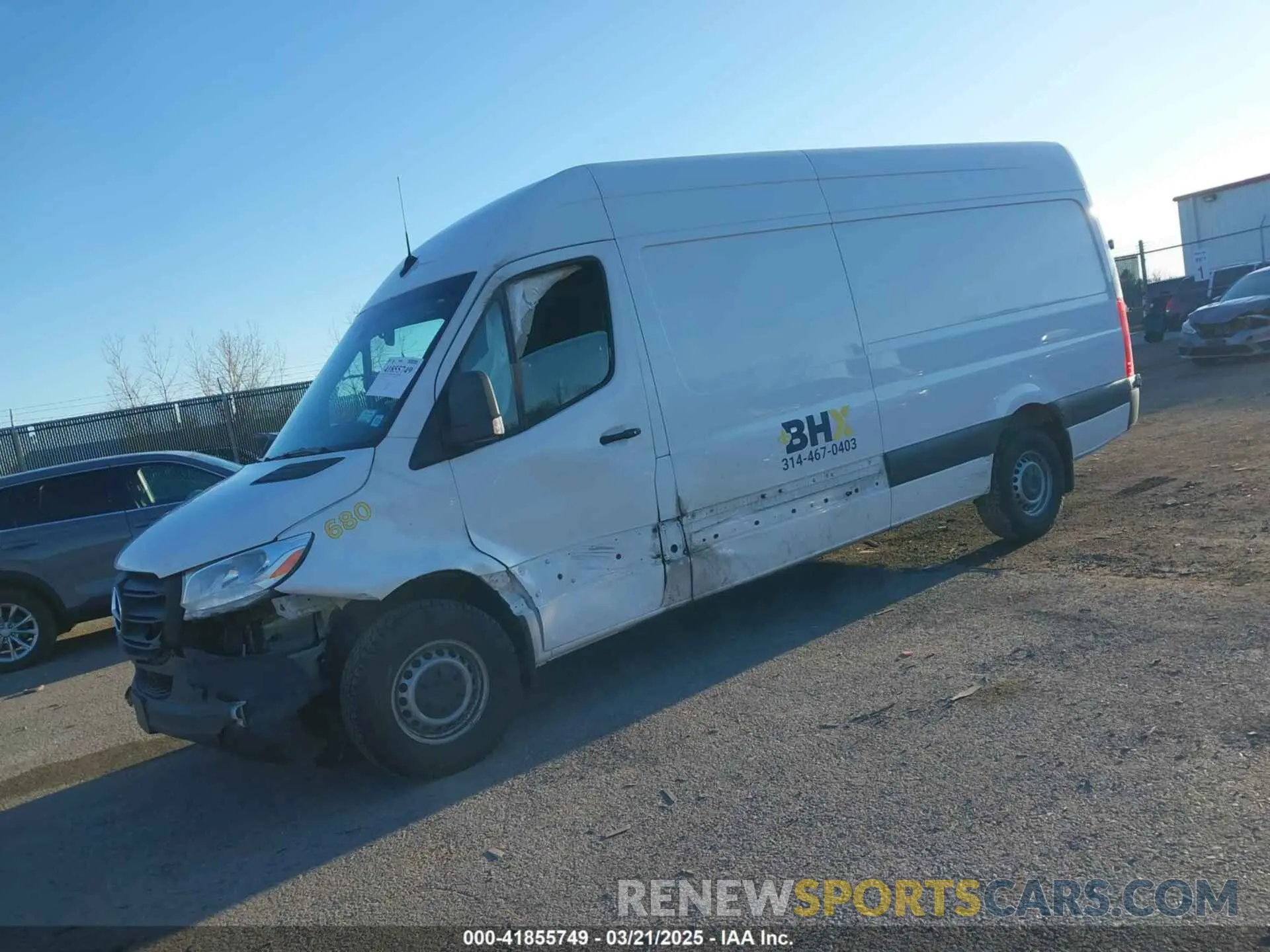 2 Photograph of a damaged car W1Y4KCHY9PT135151 MERCEDES-BENZ SPRINTER 2500 2023