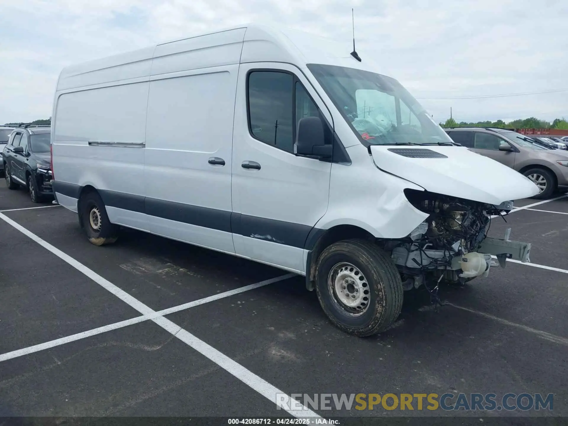 1 Photograph of a damaged car W1Y4KCHY9PT138583 MERCEDES-BENZ SPRINTER 2500 2023