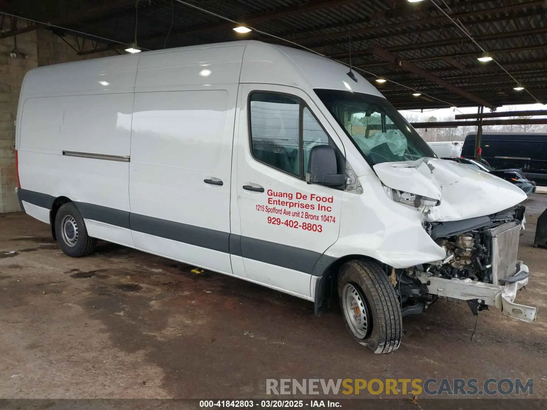 1 Photograph of a damaged car W1Y4KCHYXPT113255 MERCEDES-BENZ SPRINTER 2500 2023
