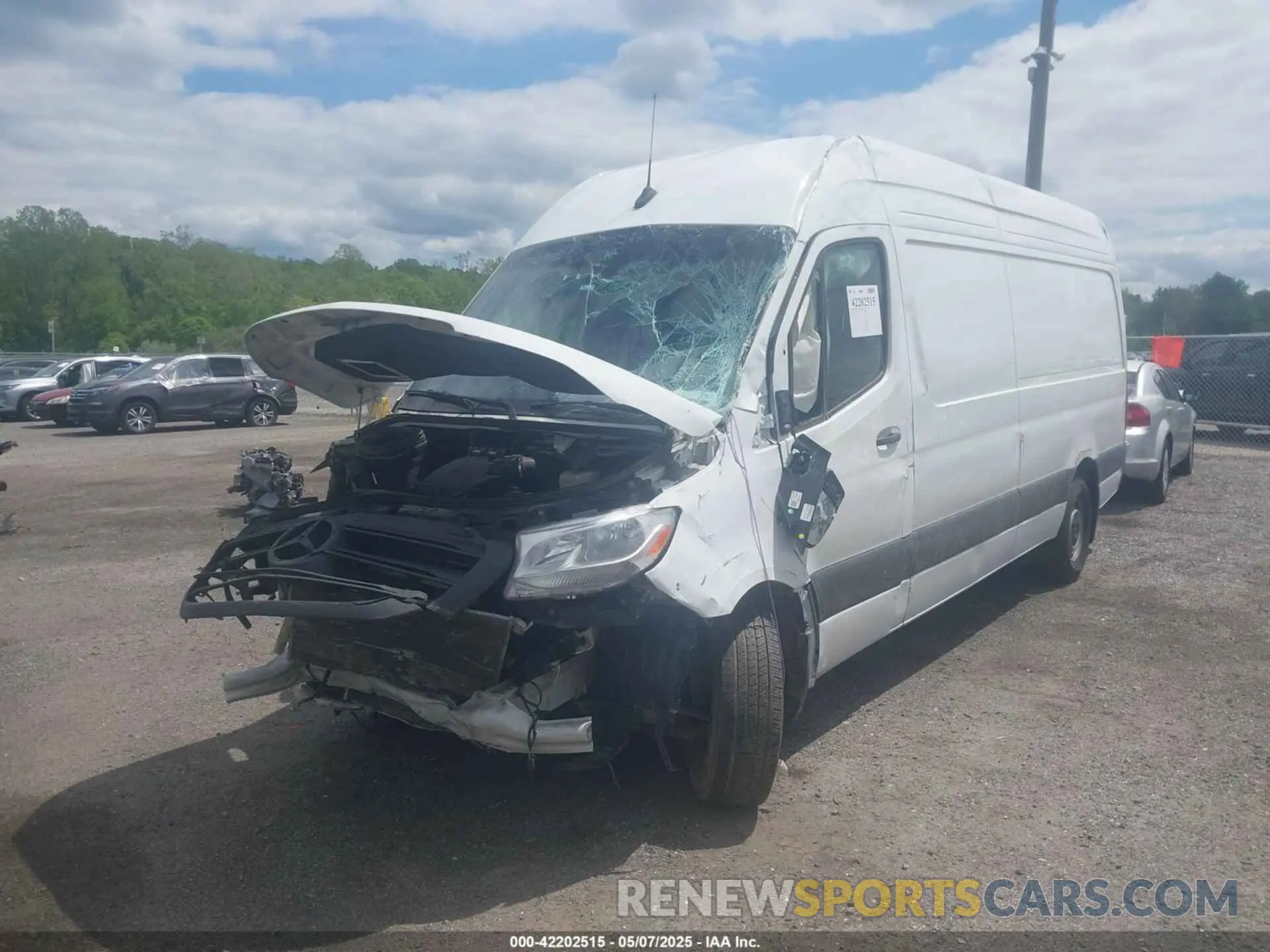 2 Photograph of a damaged car W1Y4NCHY1RT174150 MERCEDES-BENZ SPRINTER 2500 2024