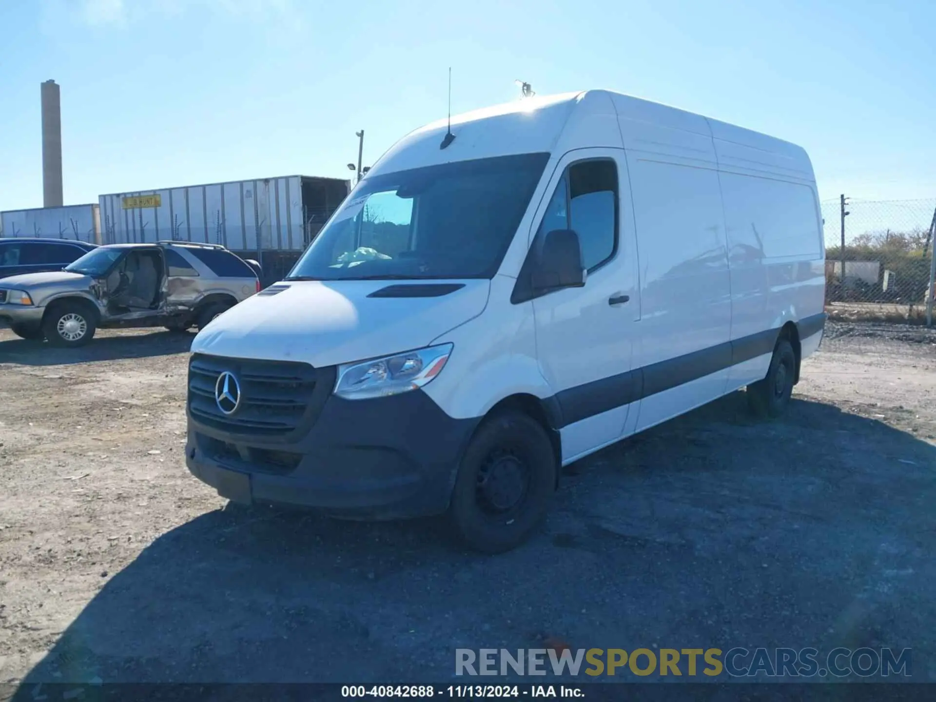 2 Photograph of a damaged car W1Y4NCHY2RT177333 MERCEDES-BENZ SPRINTER 2500 2024