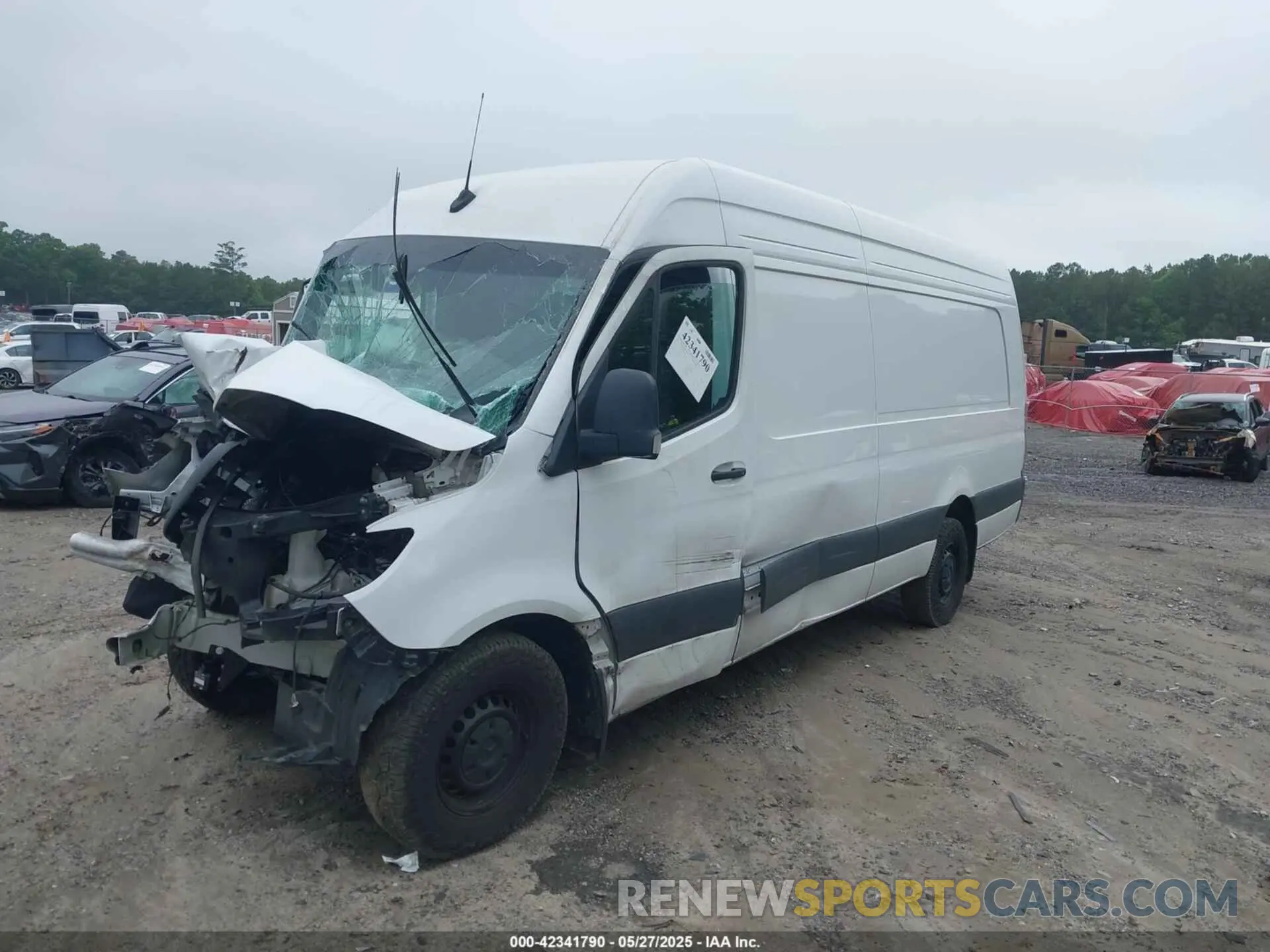 2 Photograph of a damaged car W1Y4NDHY0RT174159 MERCEDES-BENZ SPRINTER 2500 2024