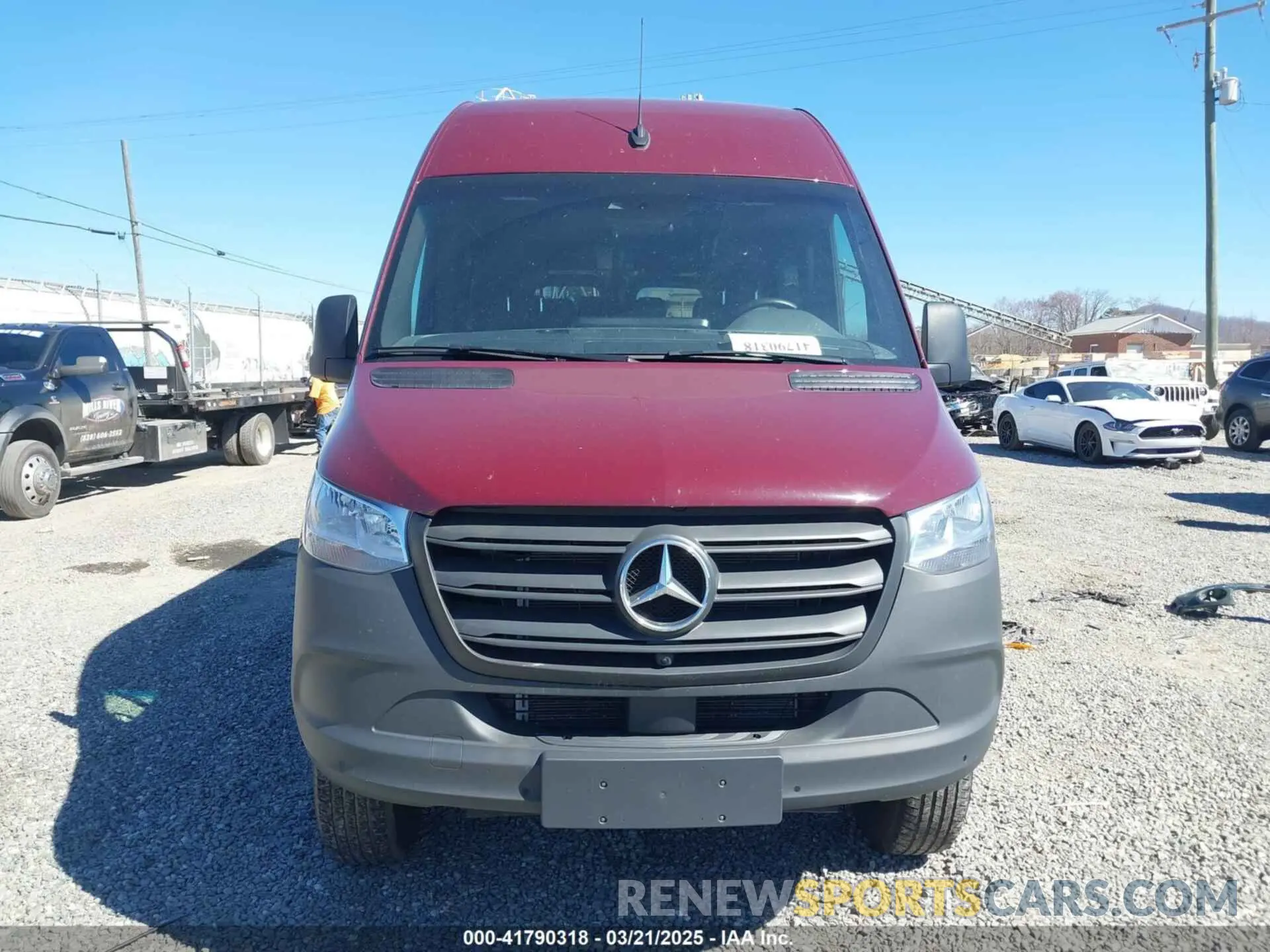 12 Photograph of a damaged car W1Z4NFVY9RP708618 MERCEDES-BENZ SPRINTER 2500 2024