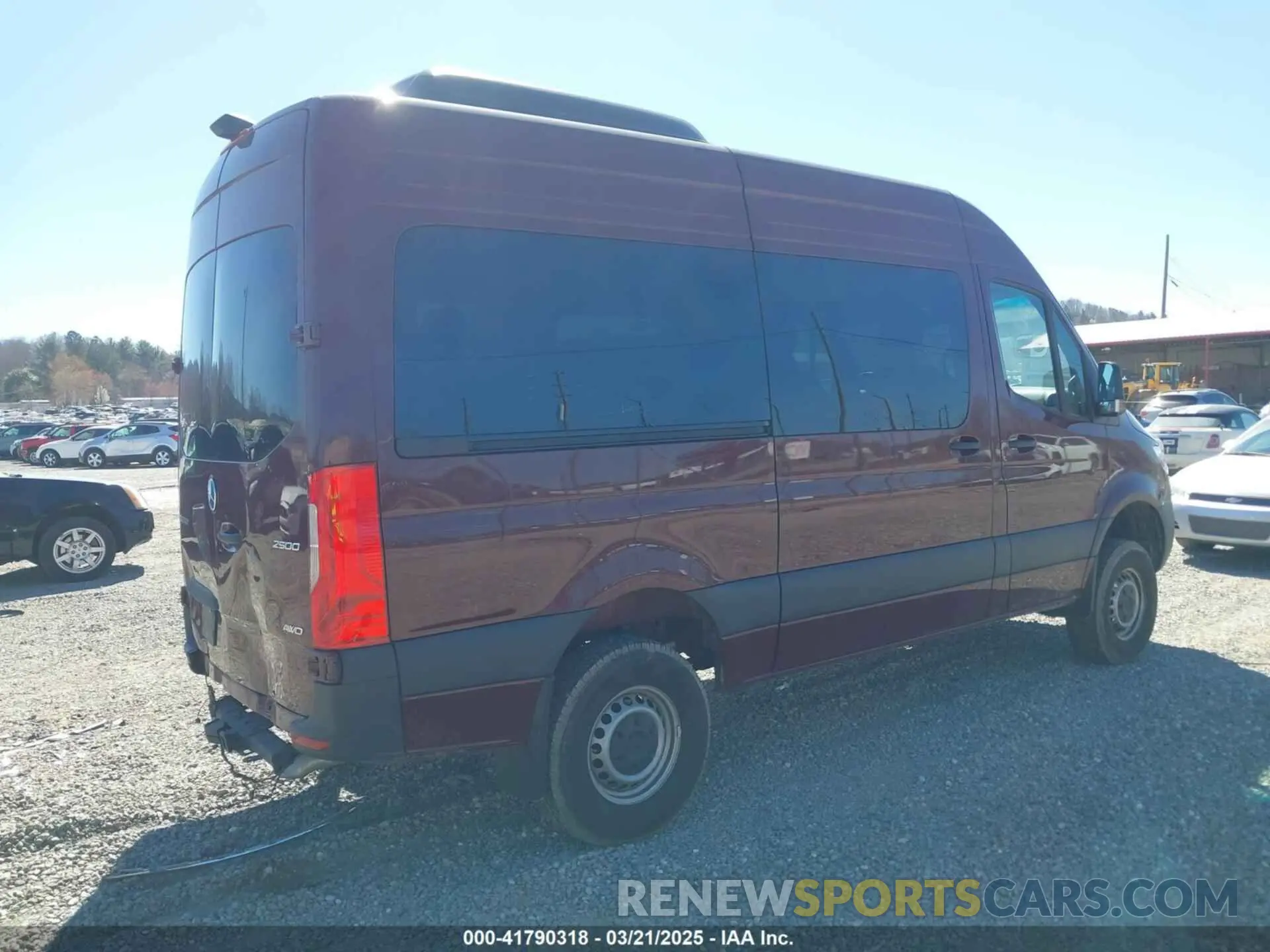 4 Photograph of a damaged car W1Z4NFVY9RP708618 MERCEDES-BENZ SPRINTER 2500 2024