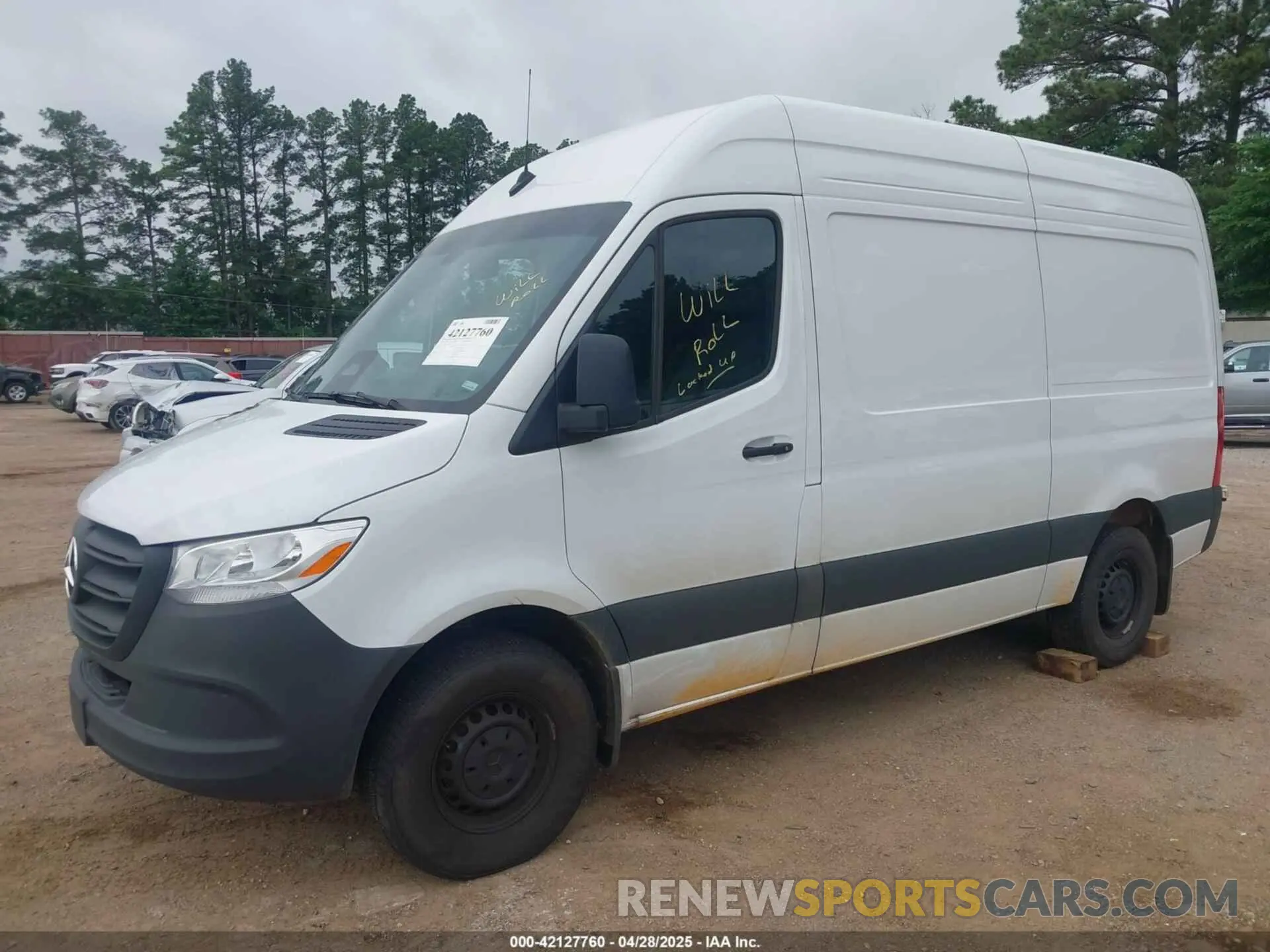 2 Photograph of a damaged car W1Y4KBHY6ST202145 MERCEDES-BENZ SPRINTER 2500 2025