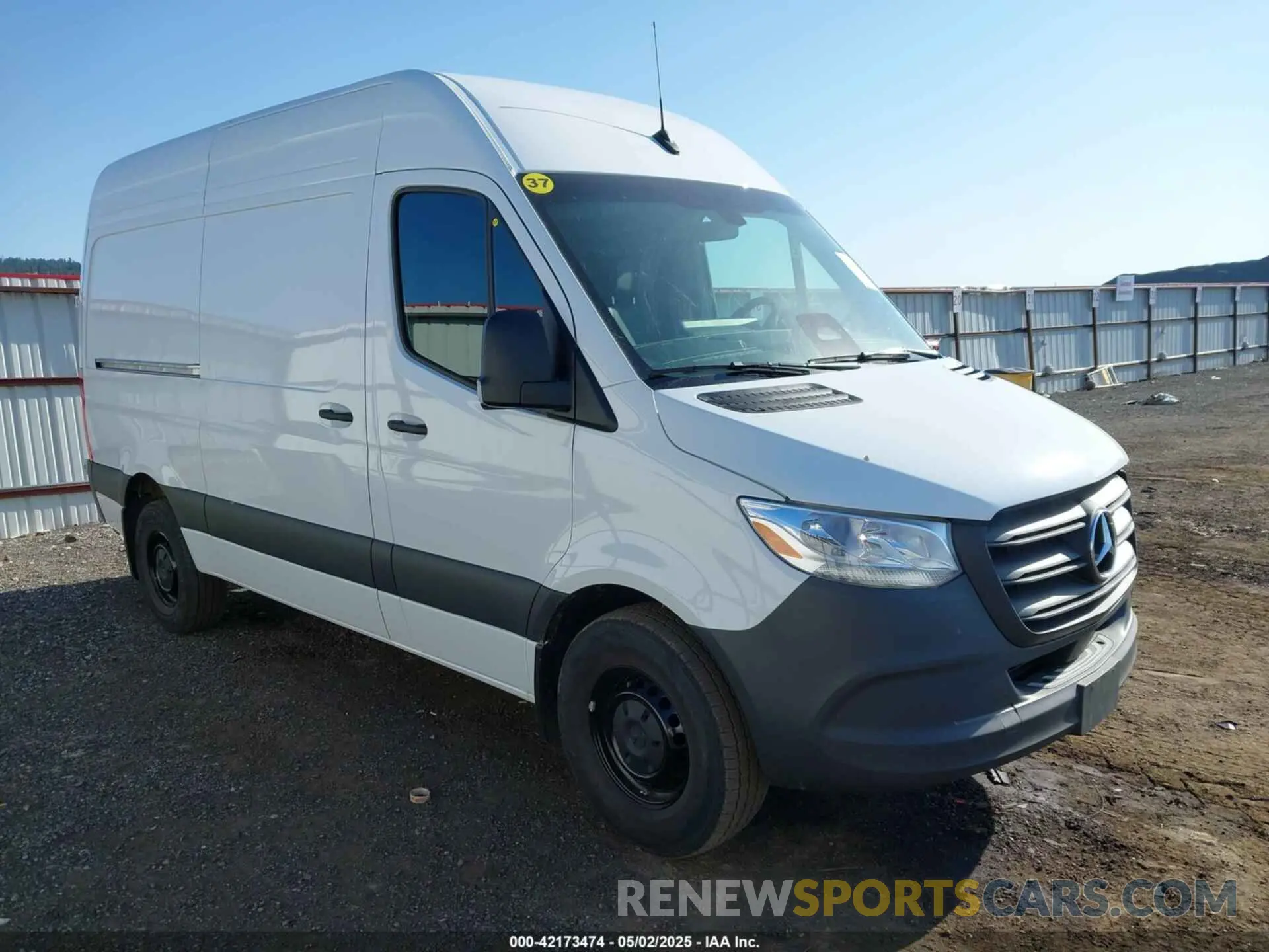 1 Photograph of a damaged car W1Y4KBHY6ST203831 MERCEDES-BENZ SPRINTER 2500 2025