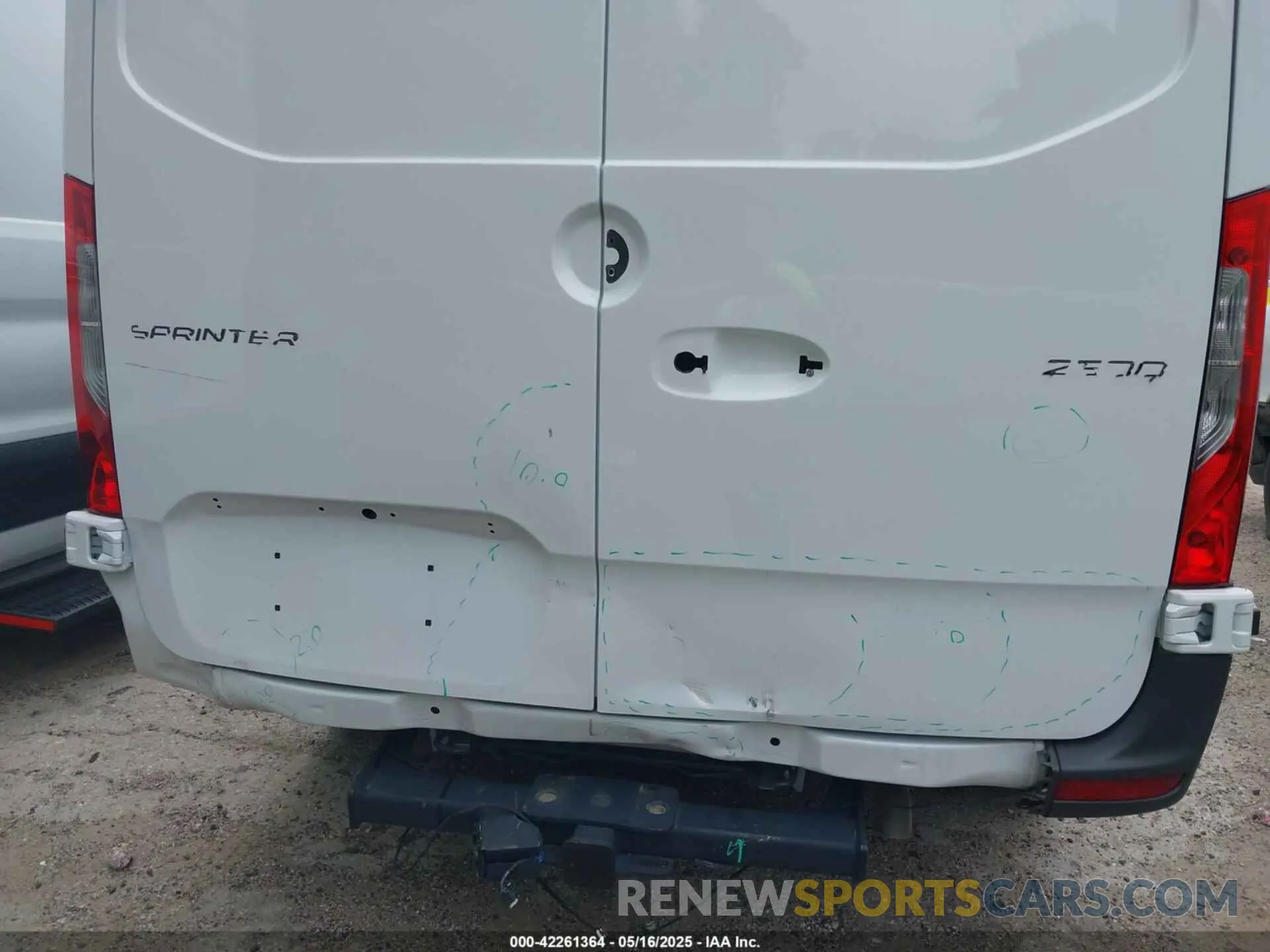 6 Photograph of a damaged car W1Y4KBHY7SP761633 MERCEDES-BENZ SPRINTER 2500 2025