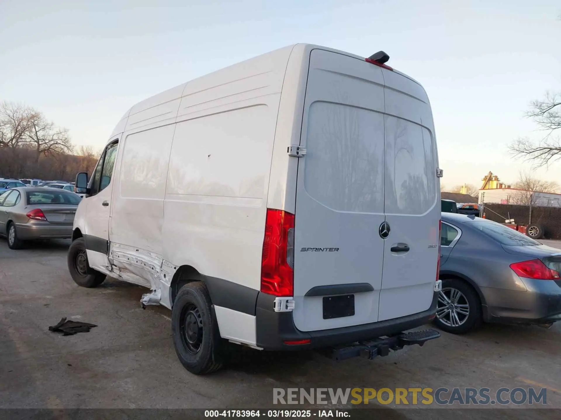 3 Photograph of a damaged car W1Y4KBHY8ST203488 MERCEDES-BENZ SPRINTER 2500 2025