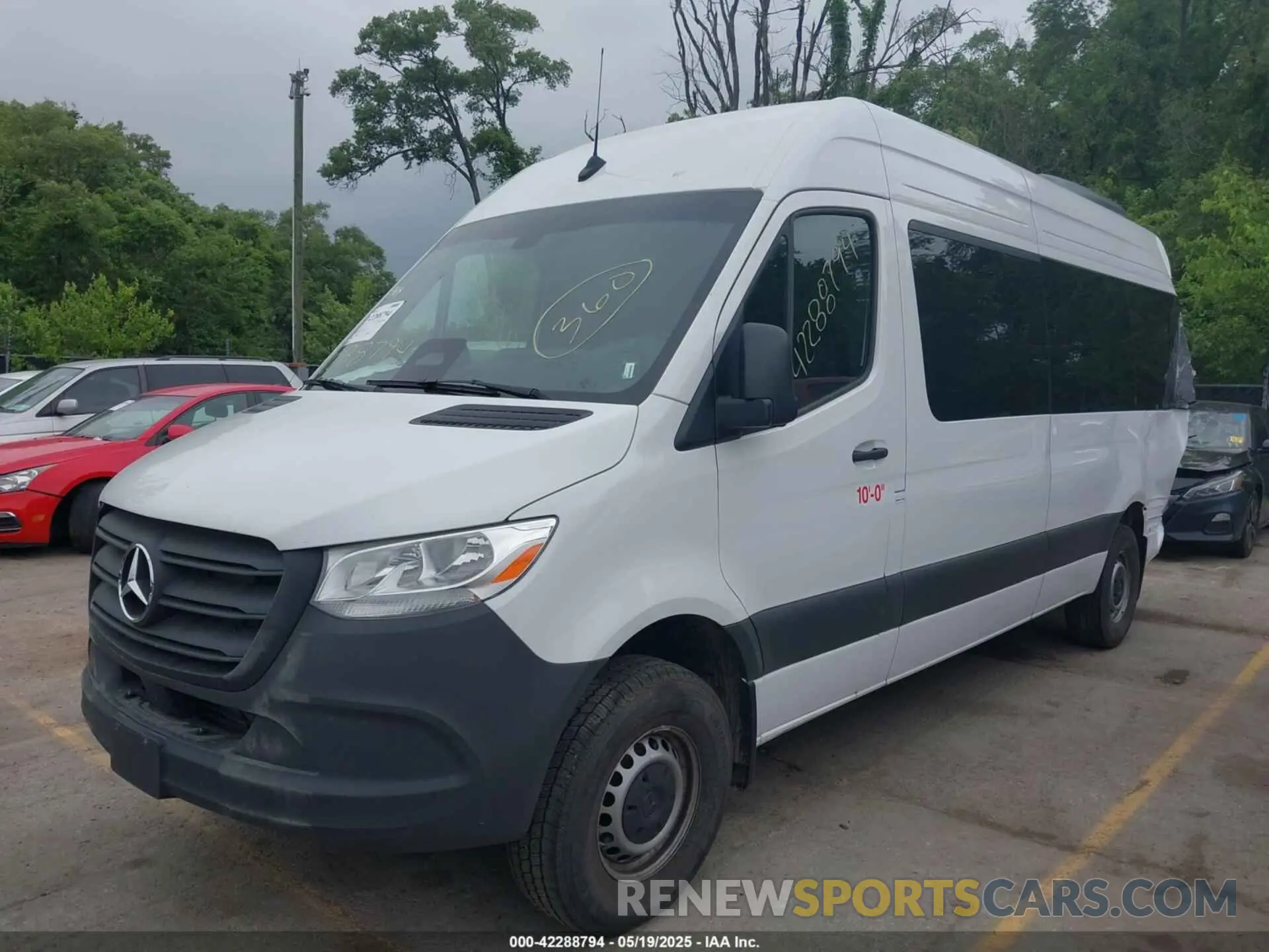 2 Photograph of a damaged car W1Z4KGHY7ST217701 MERCEDES-BENZ SPRINTER 2500 2025