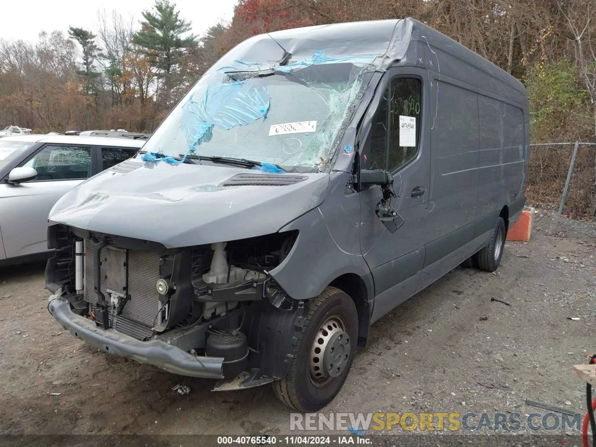 2 Photograph of a damaged car W1W5EDHY8NT095717 MERCEDES-BENZ SPRINTER 3500 2022
