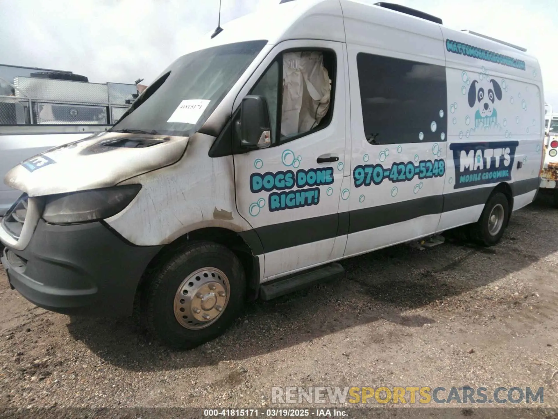 1 Photograph of a damaged car W1W8NC3Y0PT140120 MERCEDES-BENZ SPRINTER 3500XD 2023
