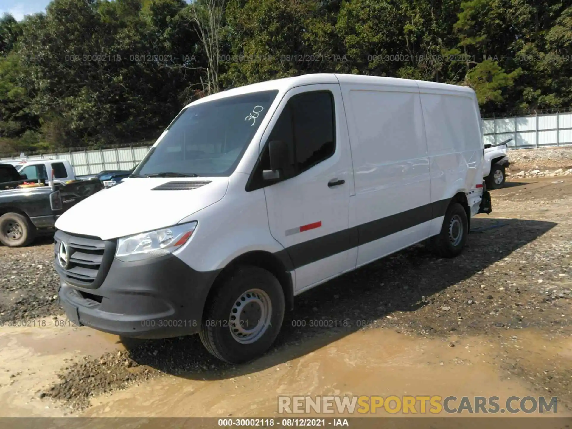 2 Photograph of a damaged car W1W70BGY7KT018250 MERCEDES-BENZ SPRINTER CARGO VAN 2019