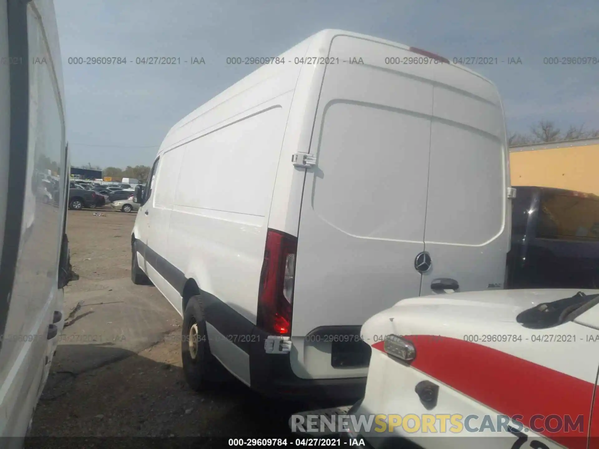 3 Photograph of a damaged car WD3PF1CD6KP052626 MERCEDES-BENZ SPRINTER CARGO VAN 2019