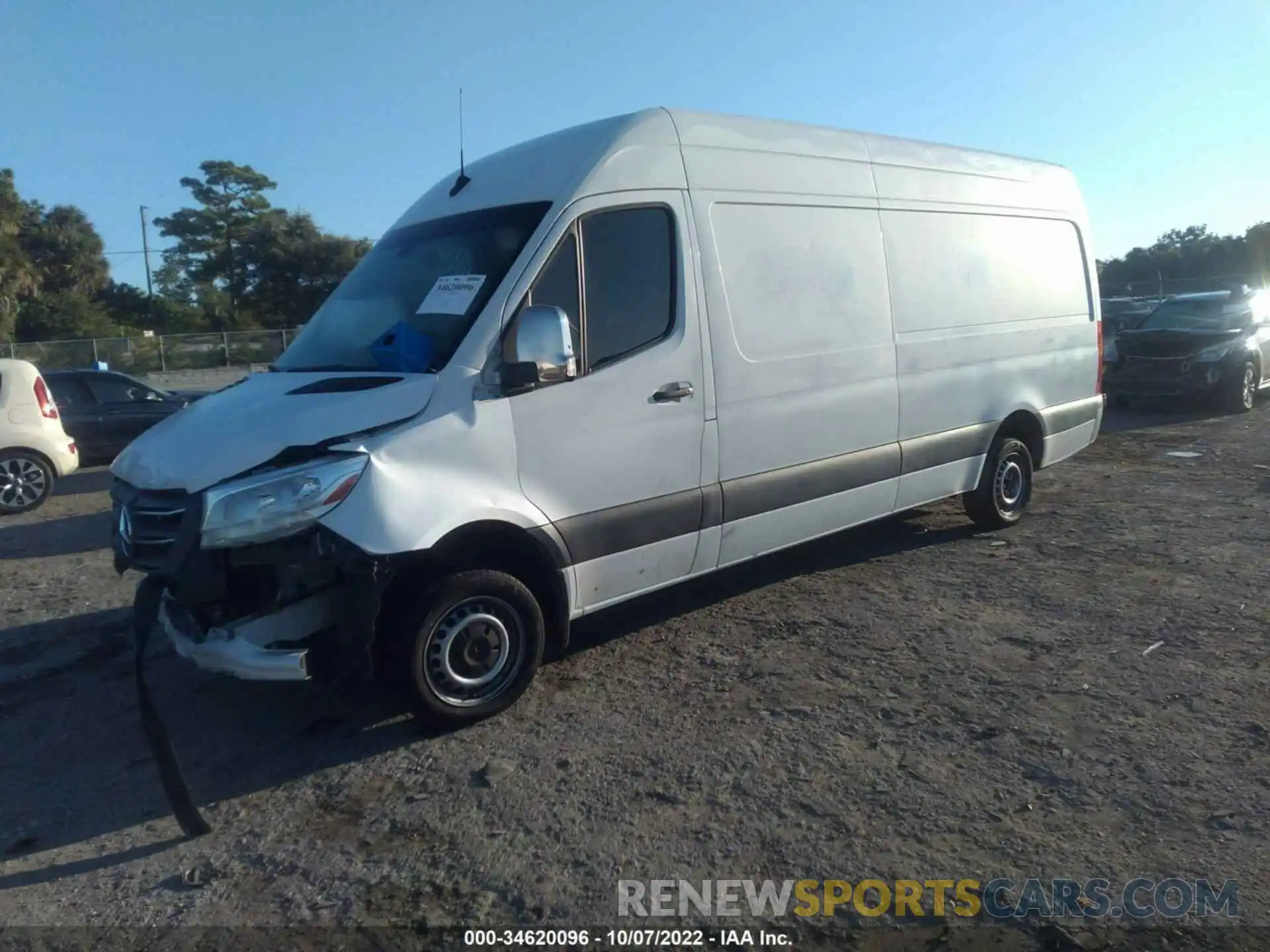 2 Photograph of a damaged car WD3PF1CD9KP036694 MERCEDES-BENZ SPRINTER CARGO VAN 2019