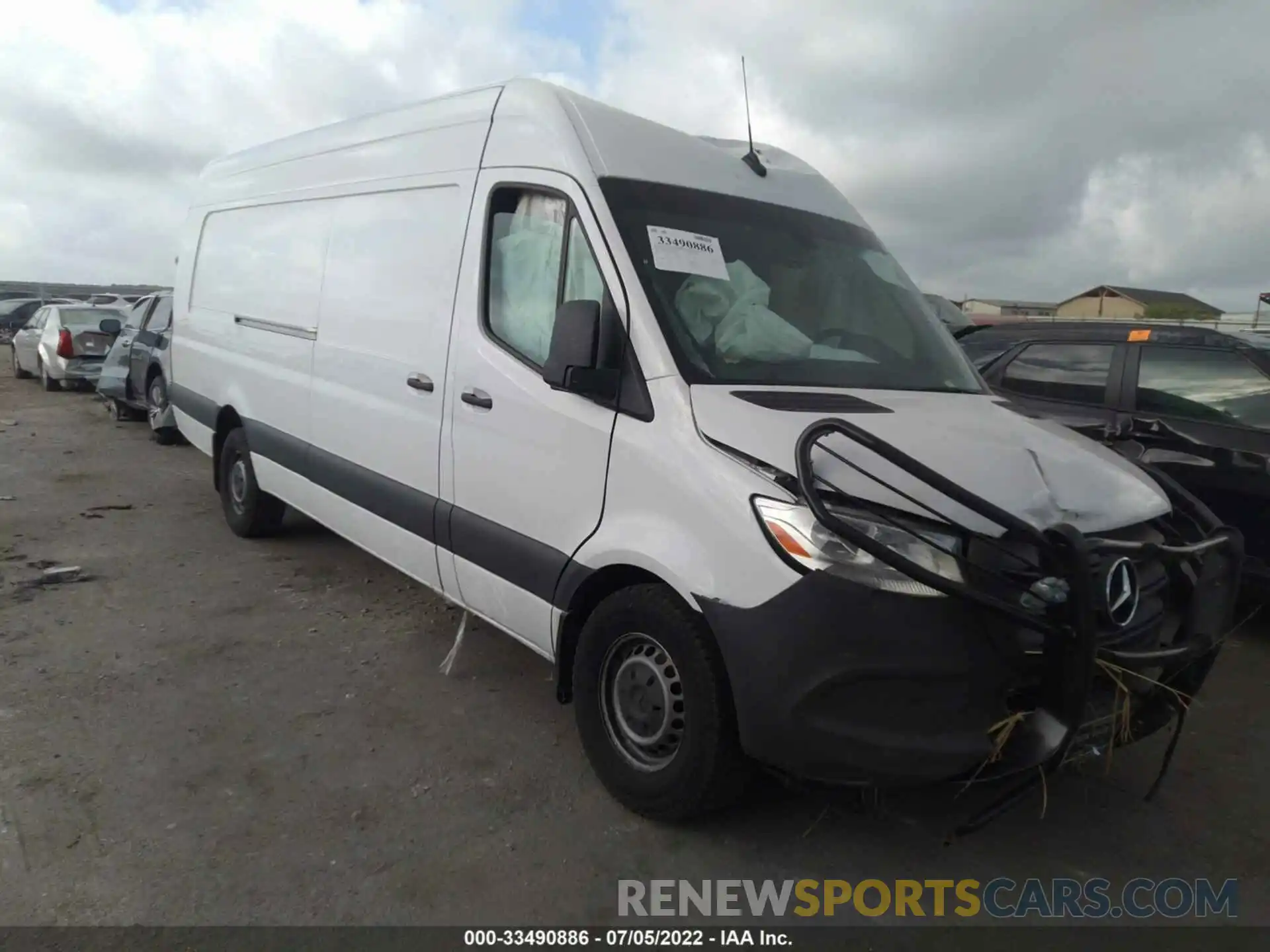 1 Photograph of a damaged car W1W4EDHY4LT039718 MERCEDES-BENZ SPRINTER CARGO VAN 2020