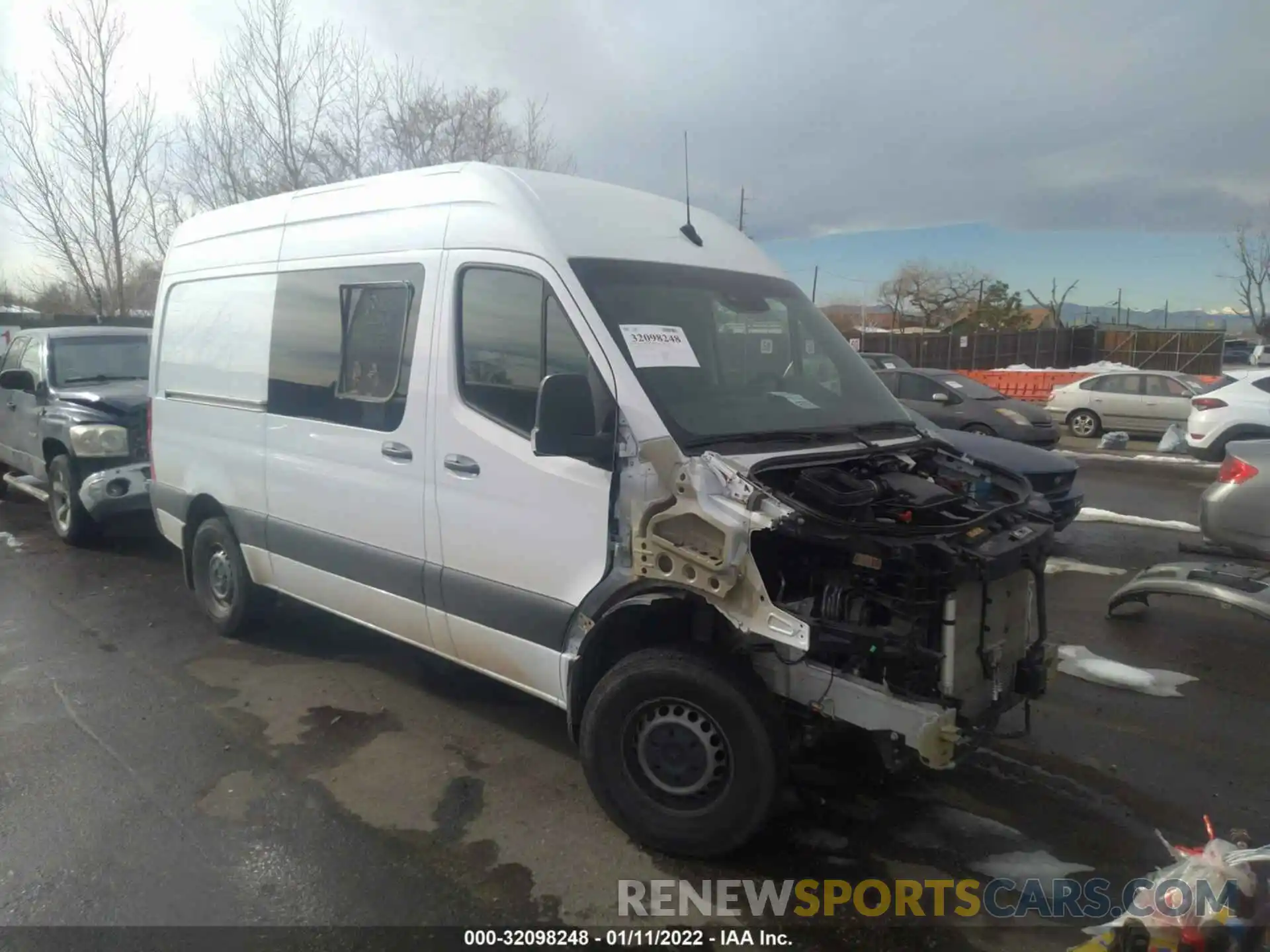 1 Photograph of a damaged car W1W70BGY2LT025298 MERCEDES-BENZ SPRINTER CARGO VAN 2020