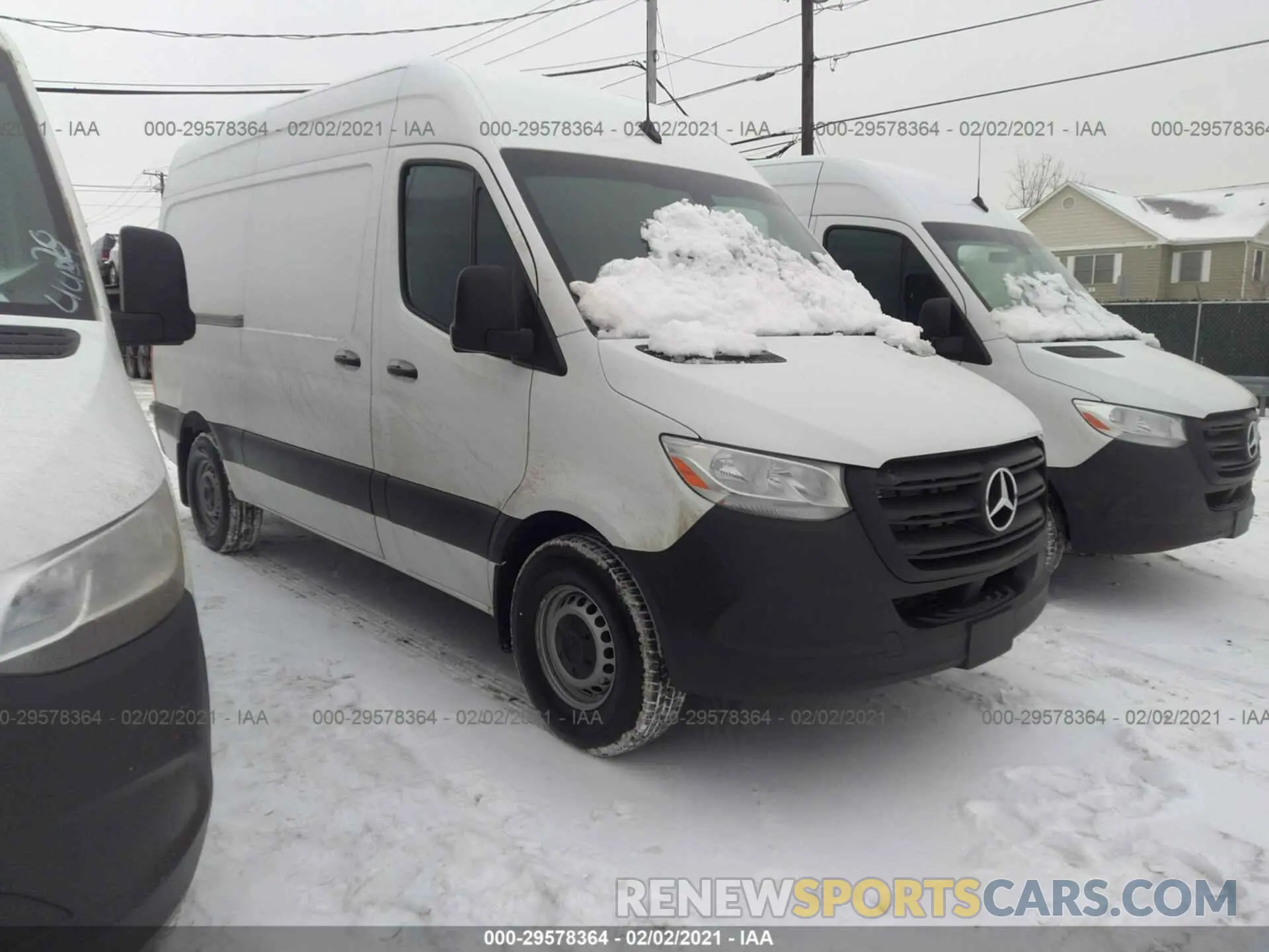 1 Photograph of a damaged car W1Y4EBHY1LT042667 MERCEDES-BENZ SPRINTER CARGO VAN 2020