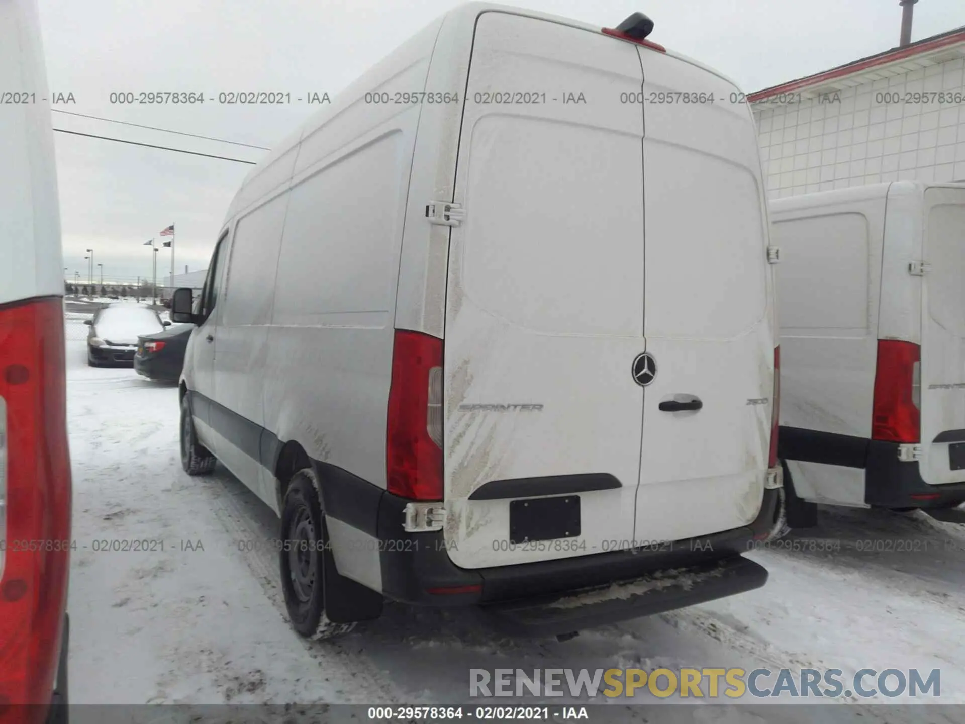 3 Photograph of a damaged car W1Y4EBHY1LT042667 MERCEDES-BENZ SPRINTER CARGO VAN 2020