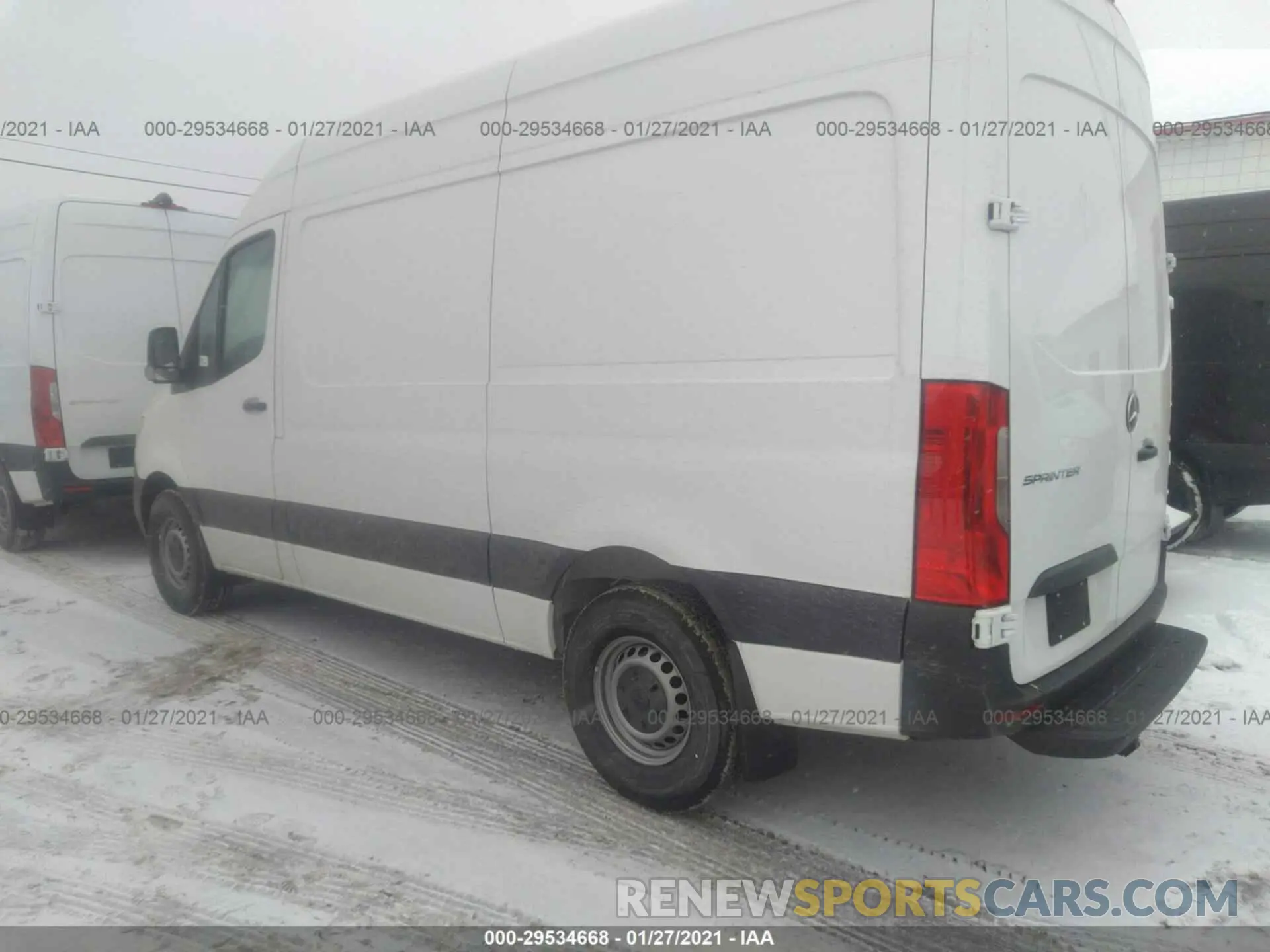 3 Photograph of a damaged car W1Y4EBHY3LT042587 MERCEDES-BENZ SPRINTER CARGO VAN 2020