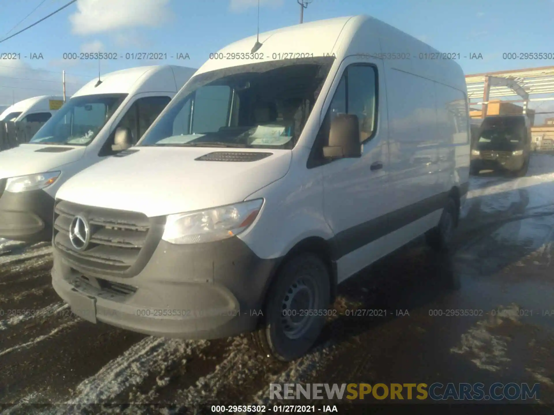 2 Photograph of a damaged car W1Y4EBHY5LT043496 MERCEDES-BENZ SPRINTER CARGO VAN 2020