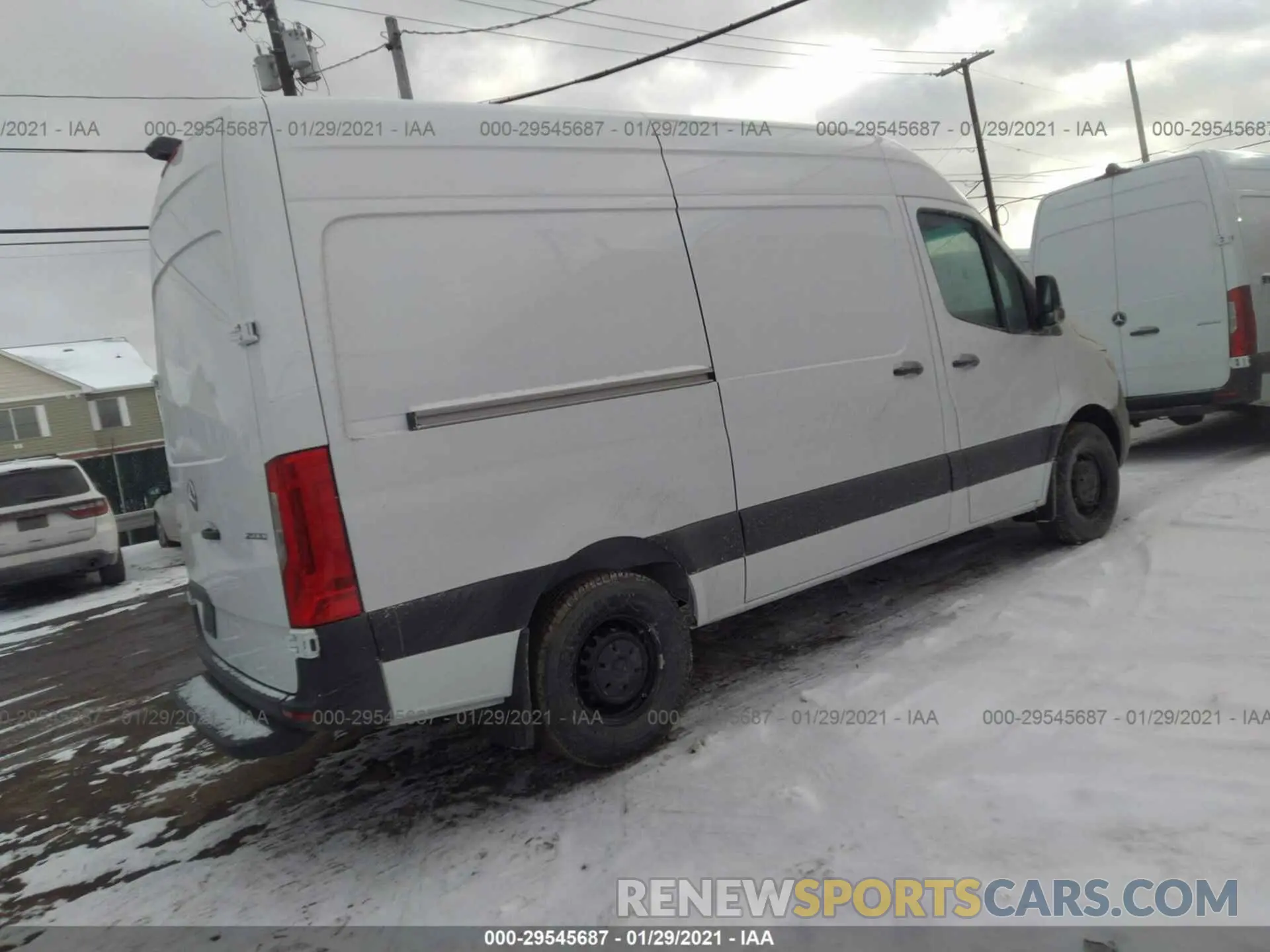 4 Photograph of a damaged car W1Y4EBHY6LT042454 MERCEDES-BENZ SPRINTER CARGO VAN 2020