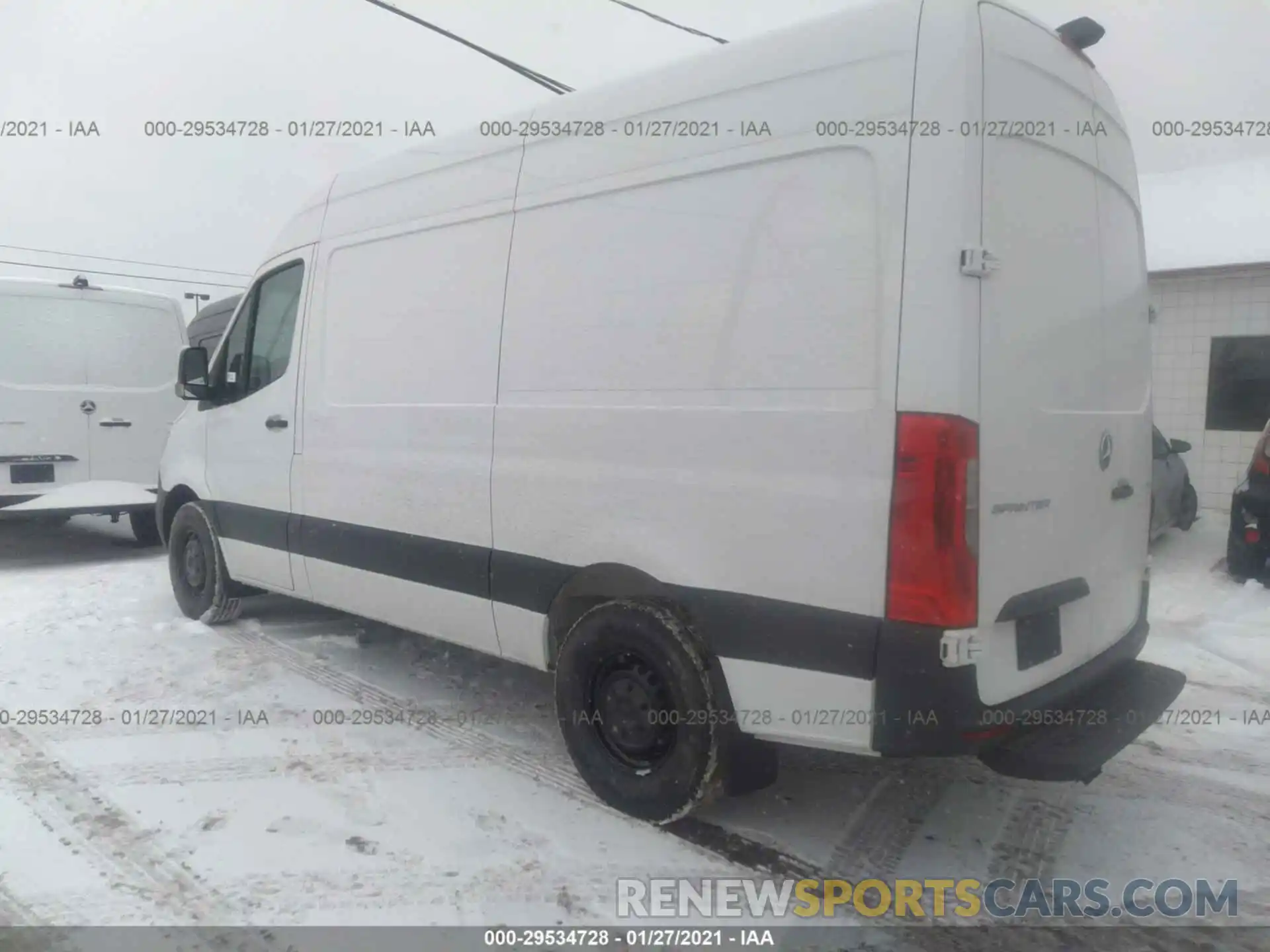 3 Photograph of a damaged car W1Y4EBHY7LT042057 MERCEDES-BENZ SPRINTER CARGO VAN 2020