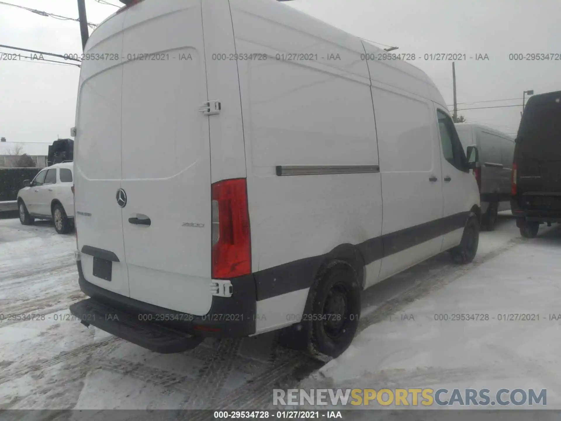 4 Photograph of a damaged car W1Y4EBHY7LT042057 MERCEDES-BENZ SPRINTER CARGO VAN 2020