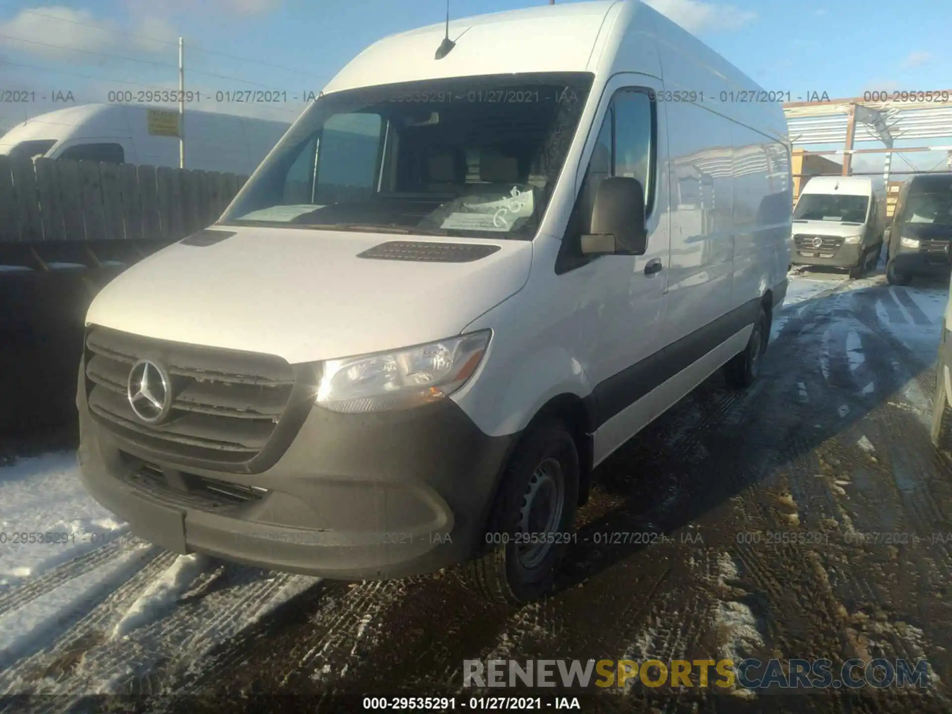 2 Photograph of a damaged car W1Y4ECHY2LT042473 MERCEDES-BENZ SPRINTER CARGO VAN 2020