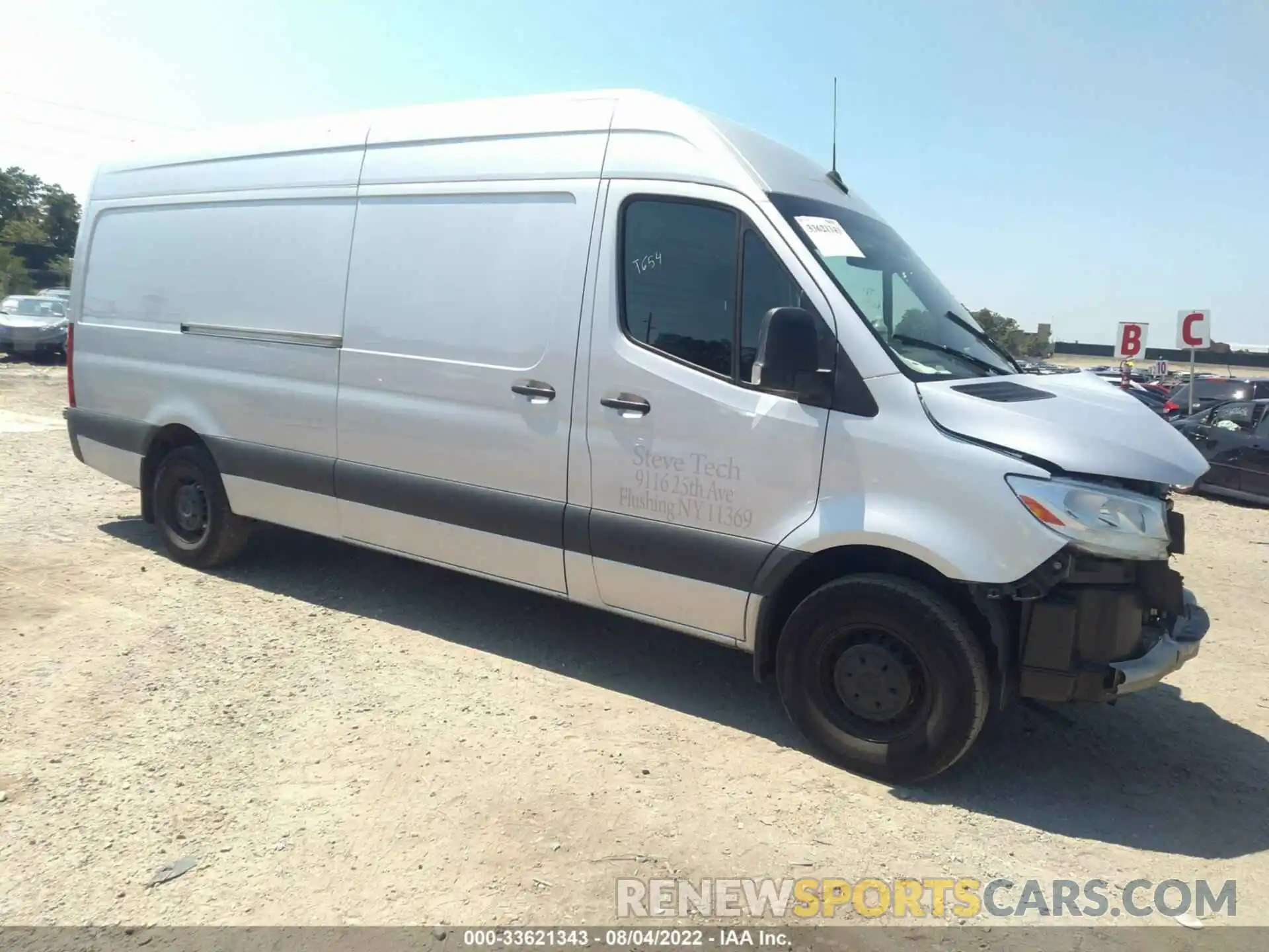 1 Photograph of a damaged car W1Y4ECHY6LT031895 MERCEDES-BENZ SPRINTER CARGO VAN 2020