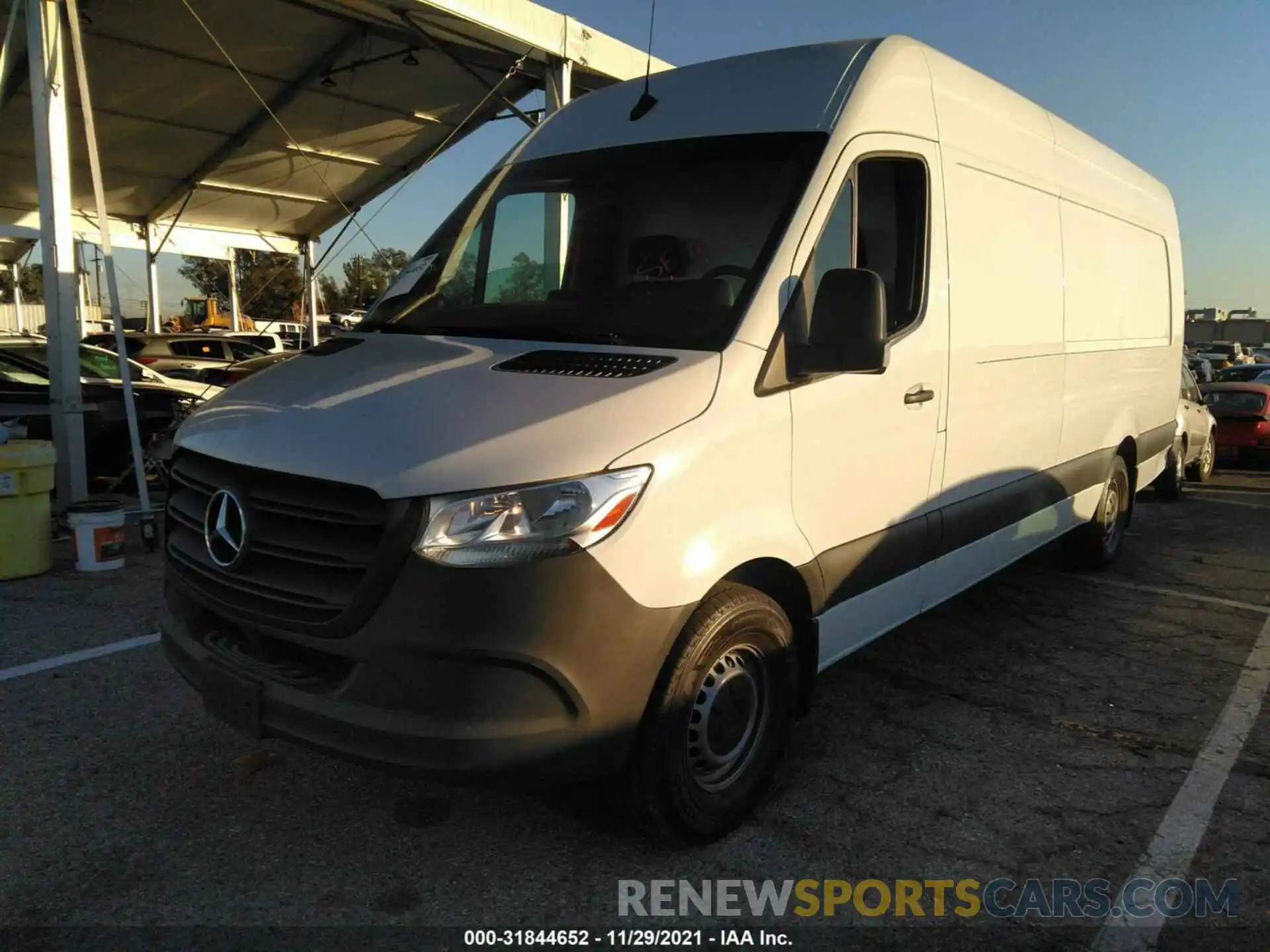 2 Photograph of a damaged car W1Y4DDHY6MT047928 MERCEDES-BENZ SPRINTER CARGO VAN 2021