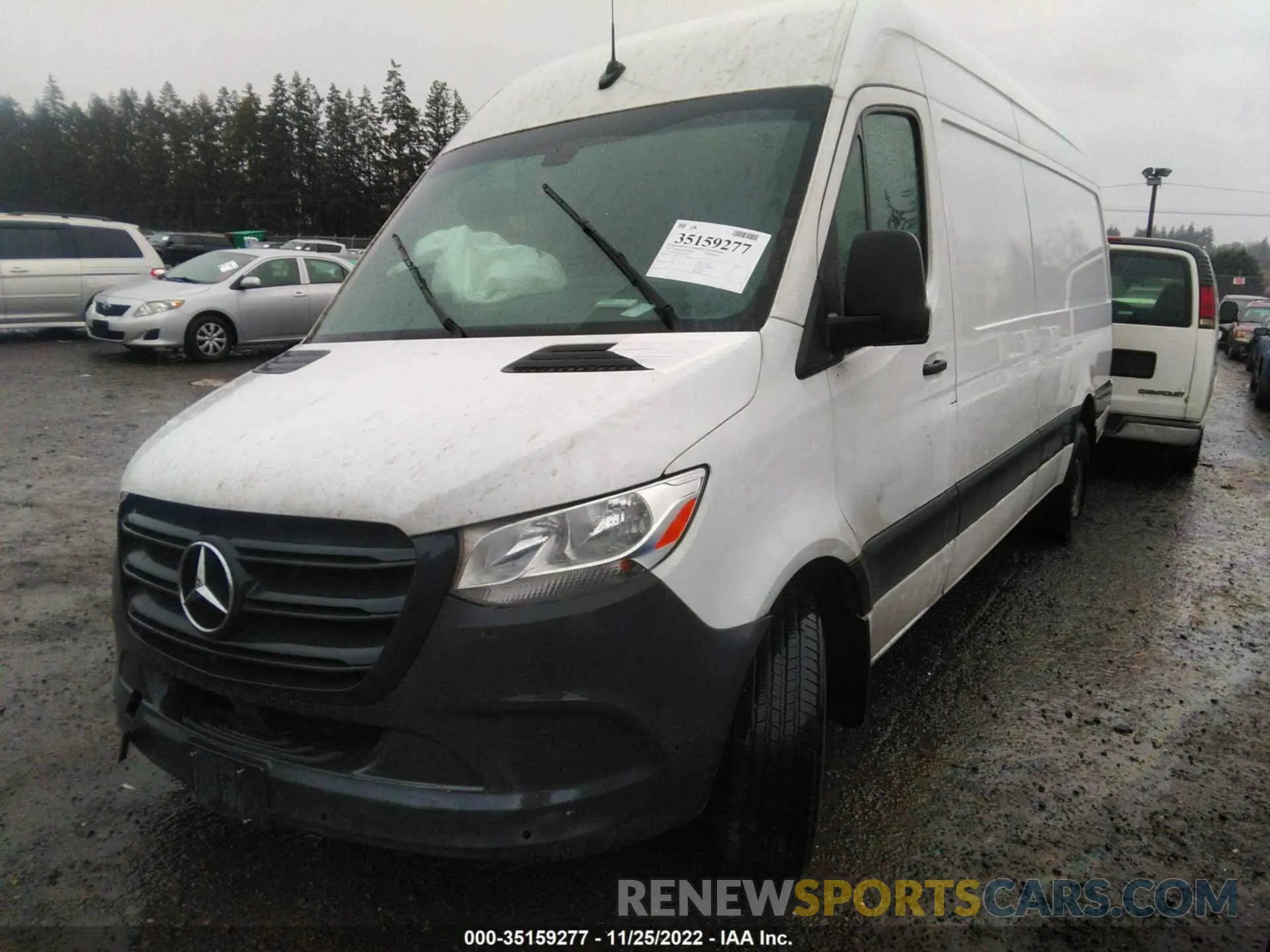 2 Photograph of a damaged car W1Y4ECHY0MT070483 MERCEDES-BENZ SPRINTER CARGO VAN 2021