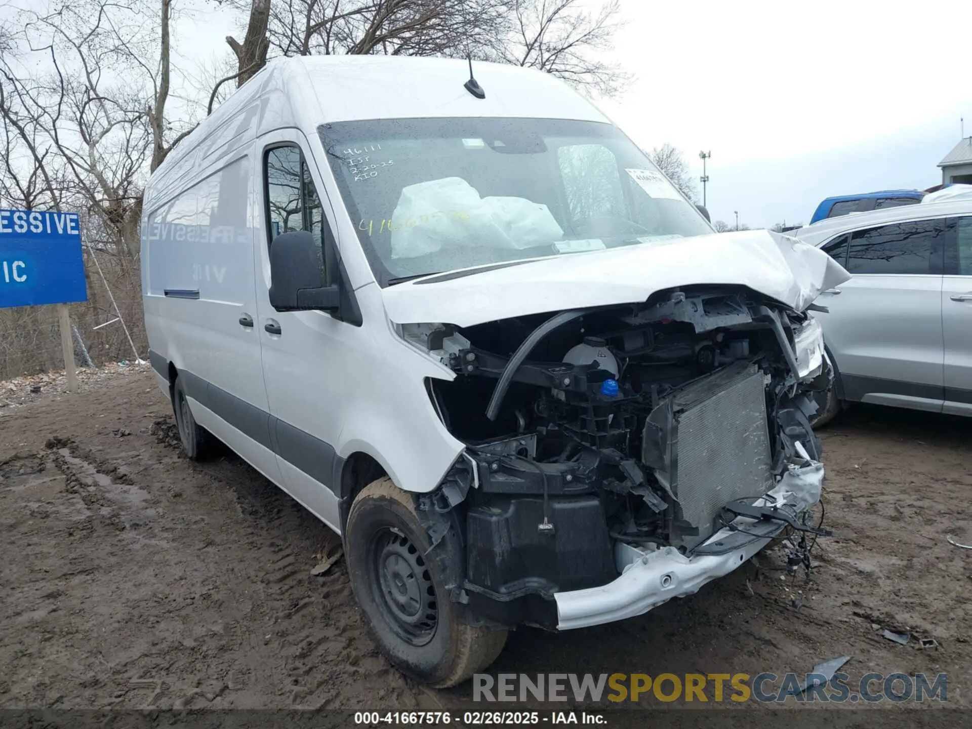 1 Photograph of a damaged car W1Y4NDHYXRP739025 MERCEDES-BENZ SPRINTER CARGO VAN 2024