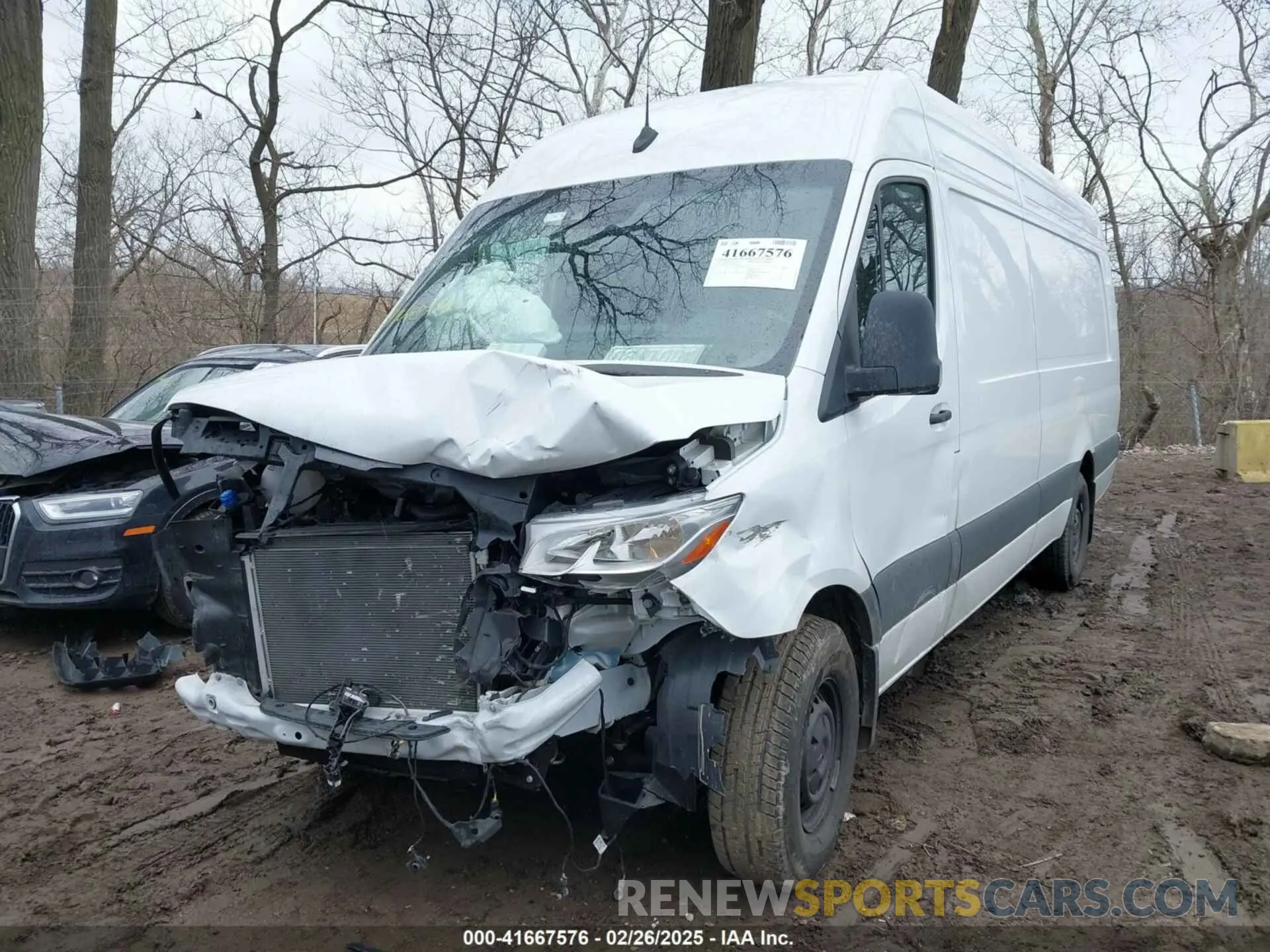 2 Photograph of a damaged car W1Y4NDHYXRP739025 MERCEDES-BENZ SPRINTER CARGO VAN 2024
