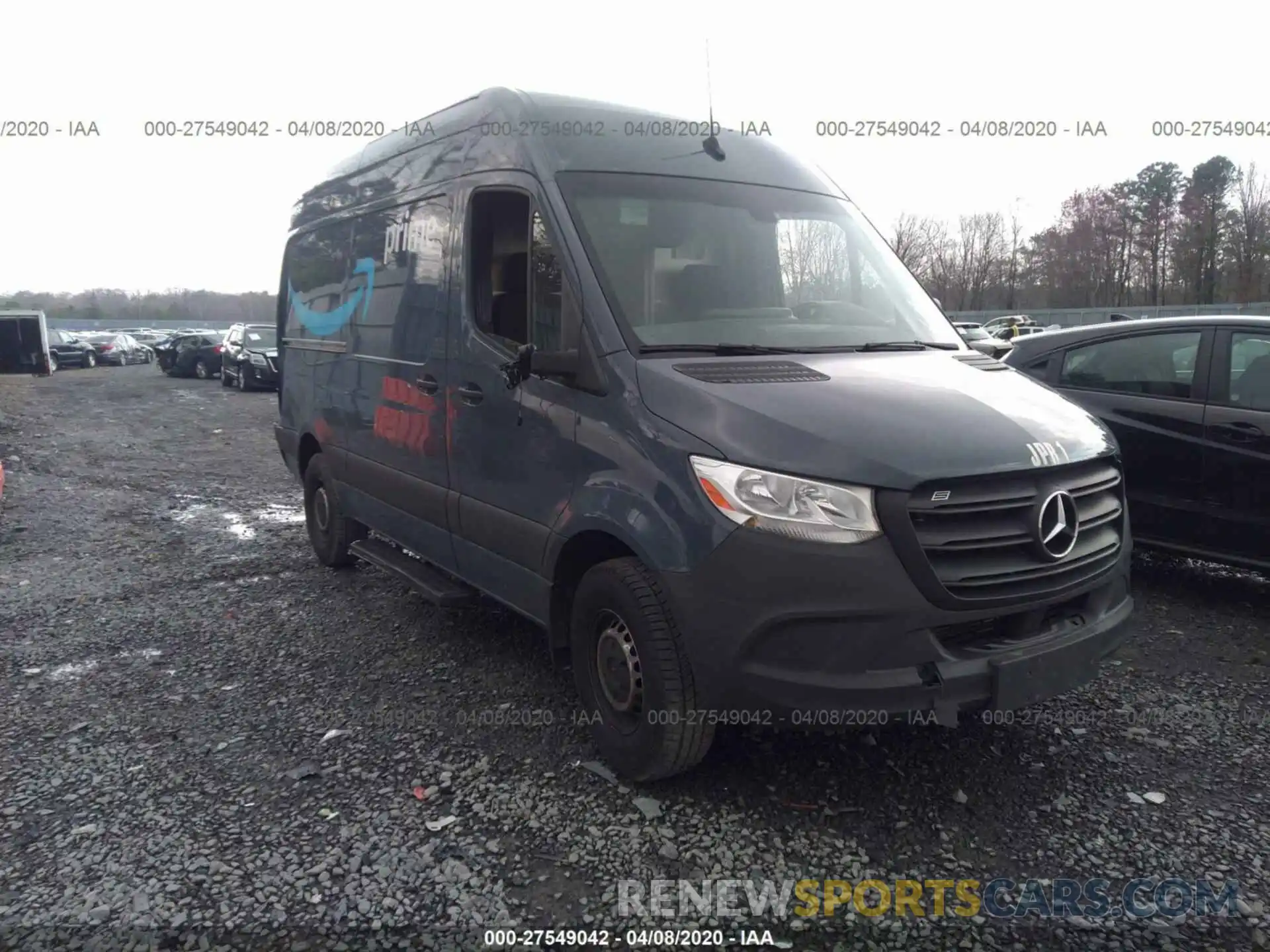 1 Photograph of a damaged car WD4PF0CD9KP067644 MERCEDES-BENZ SPRINTER VAN 2019