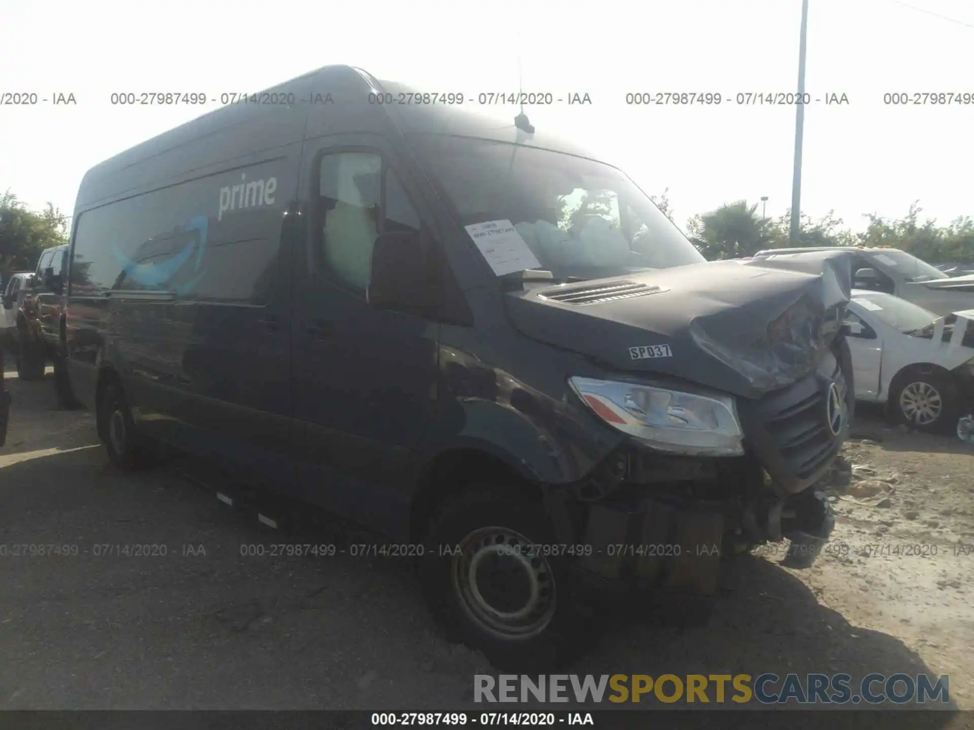 1 Photograph of a damaged car WD4PF1CD7KP115552 MERCEDES-BENZ SPRINTER VAN 2019