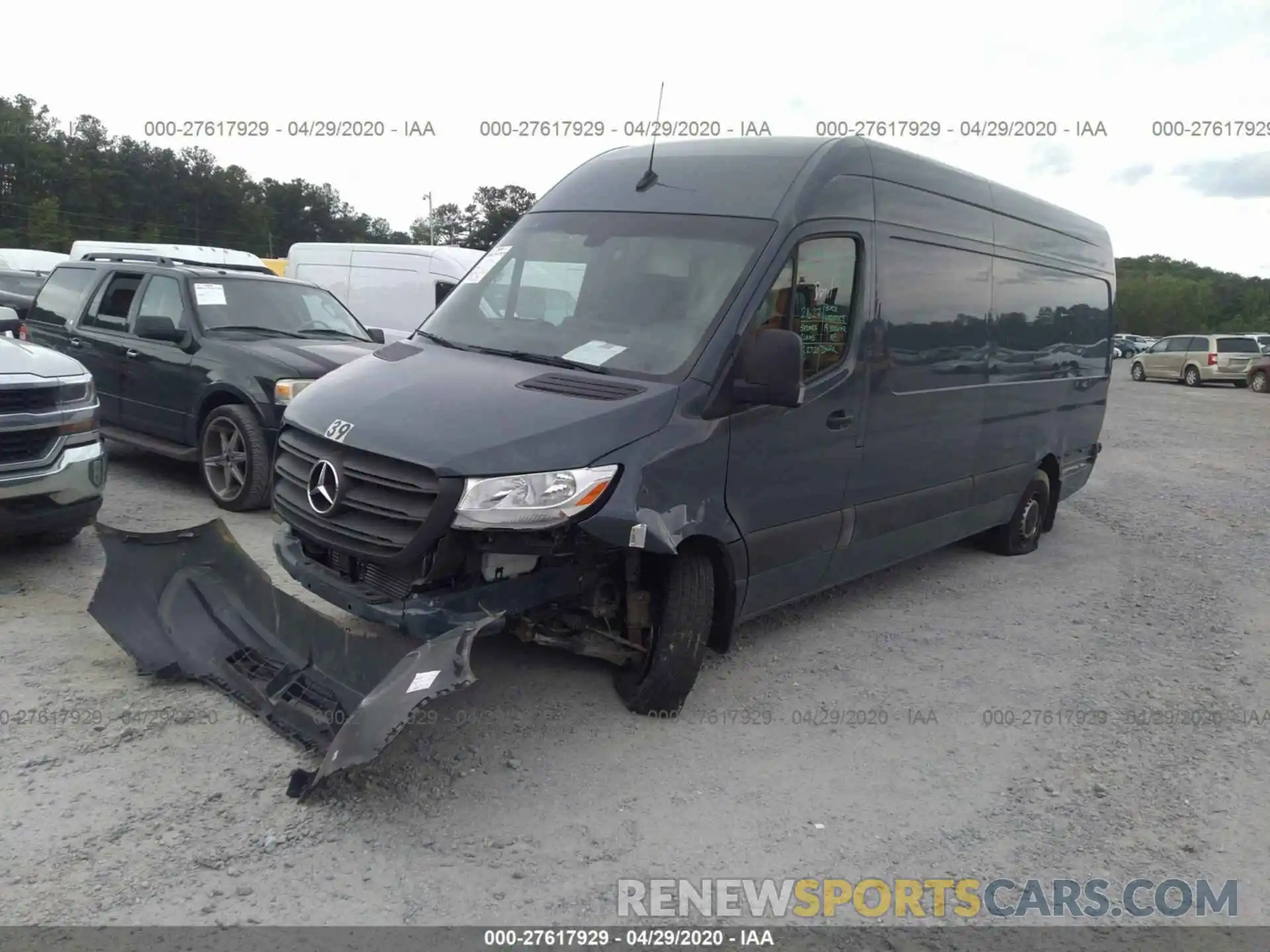 2 Photograph of a damaged car WD4PF1CD9KP113043 MERCEDES-BENZ SPRINTER VAN 2019