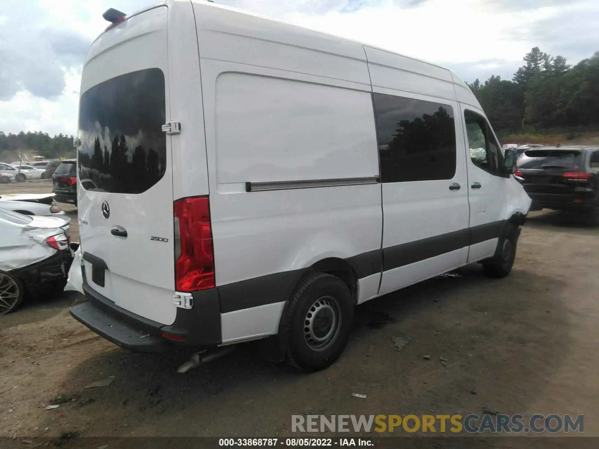 4 Photograph of a damaged car W1W4DBHY6MT054228 MERCEDES-BENZ SPRINTER VAN 2021