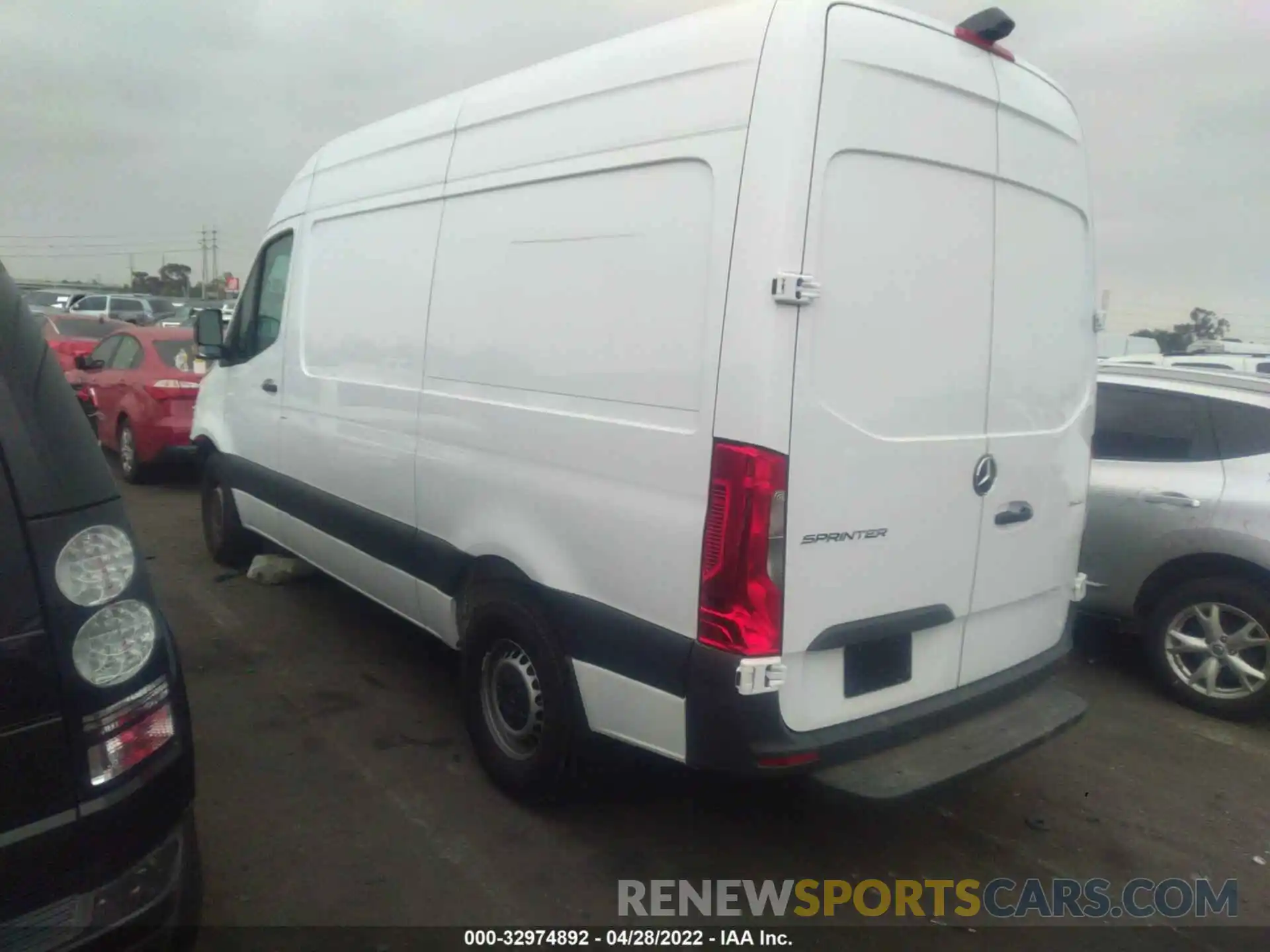 3 Photograph of a damaged car W1W4DBHY9MT045409 MERCEDES-BENZ SPRINTER VAN 2021