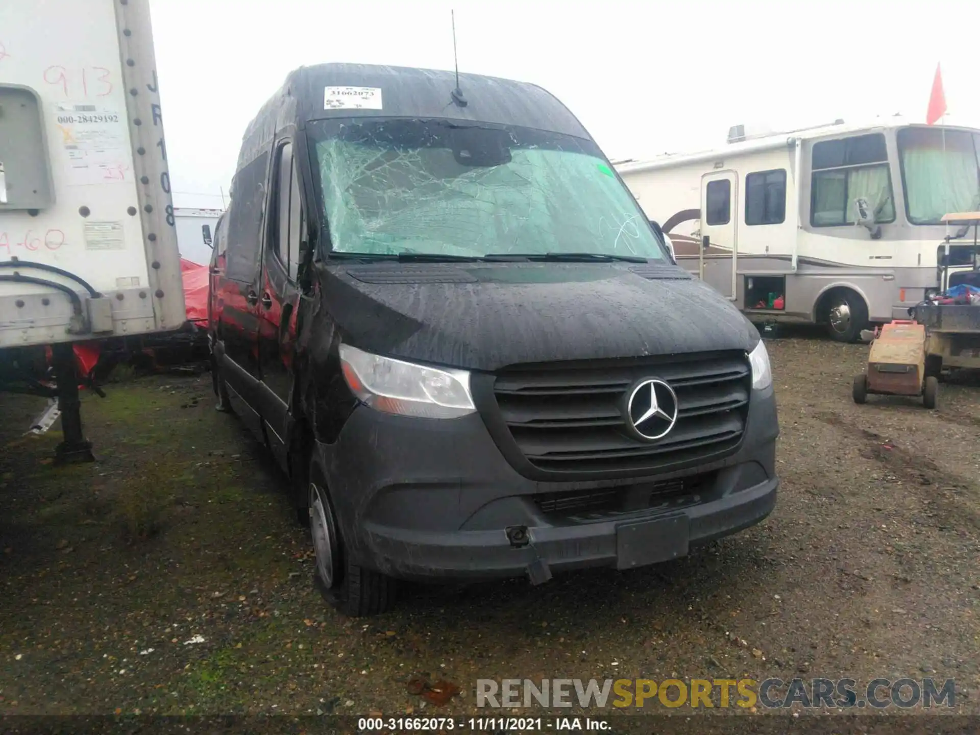 1 Photograph of a damaged car W1W4DCHY2MT054619 MERCEDES-BENZ SPRINTER VAN 2021