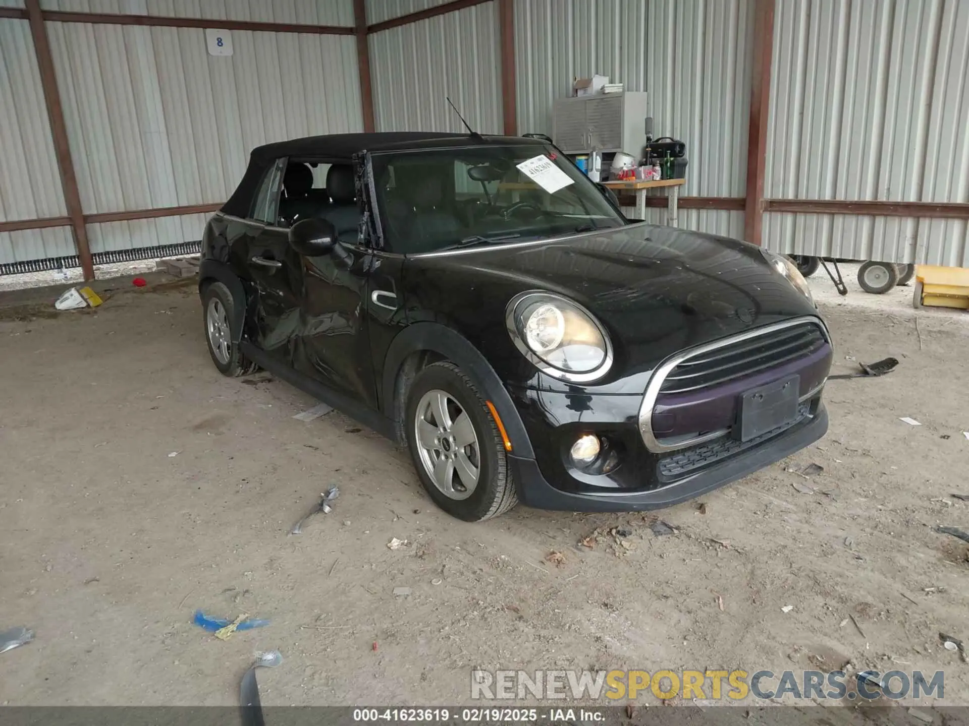 1 Photograph of a damaged car WMWWG5C5XK3H08526 MINI CONVERTIBLE 2019